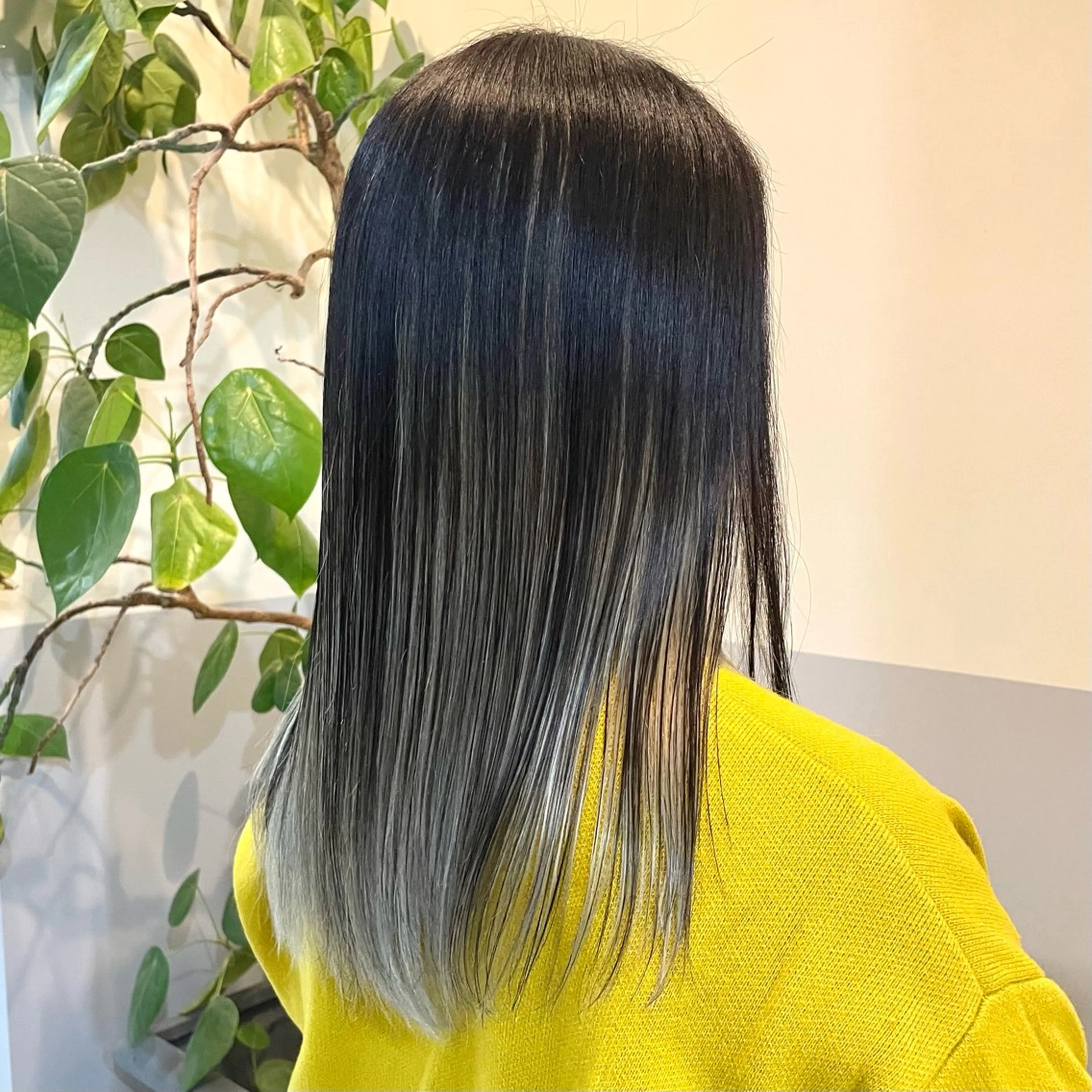 セミロング ノエ/ インナーカラー/高岳のヘアスタイル