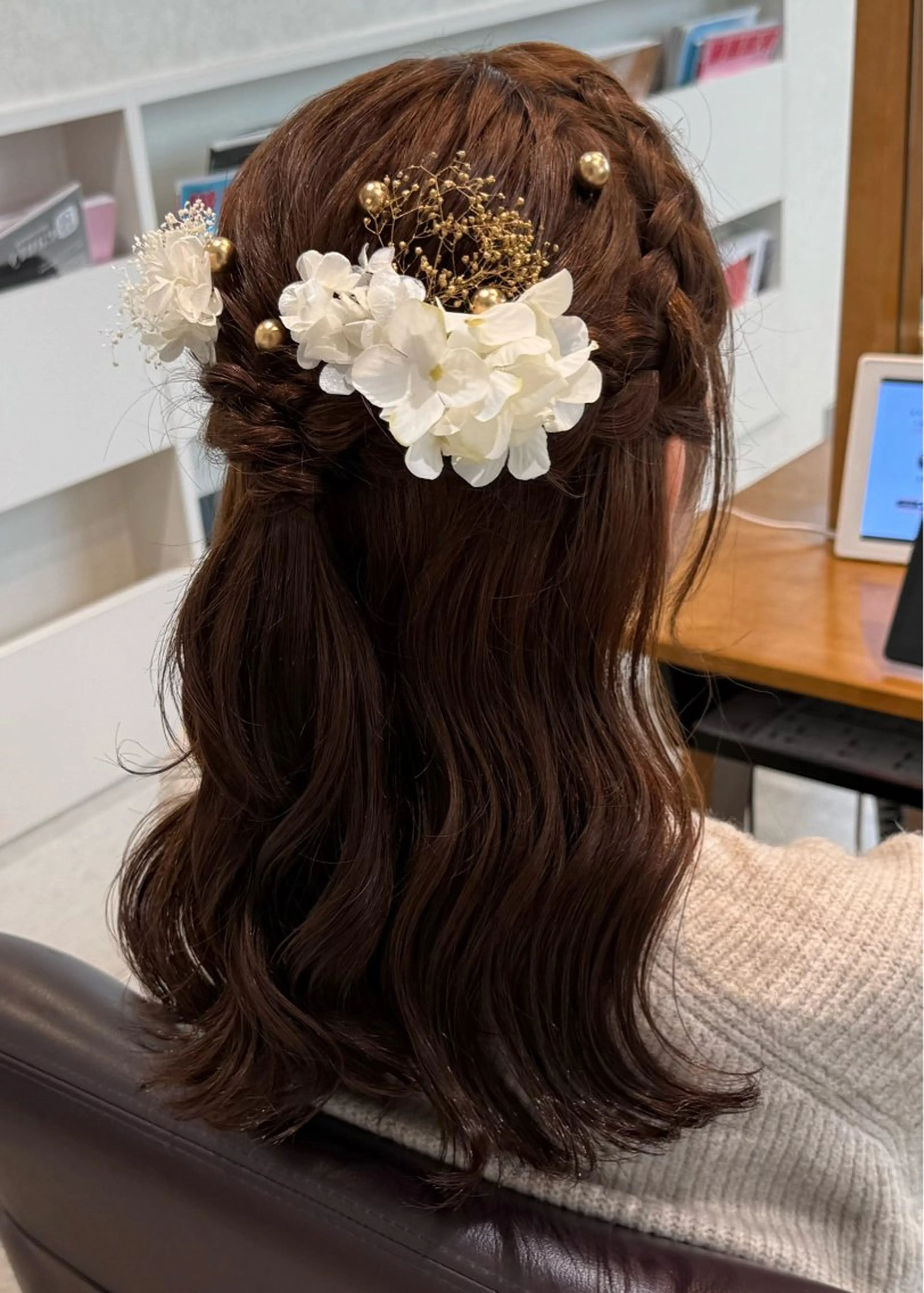 ヘアアレンジ ヘアセット ハイトーン/ダブル カラー/あやかのヘアスタイル