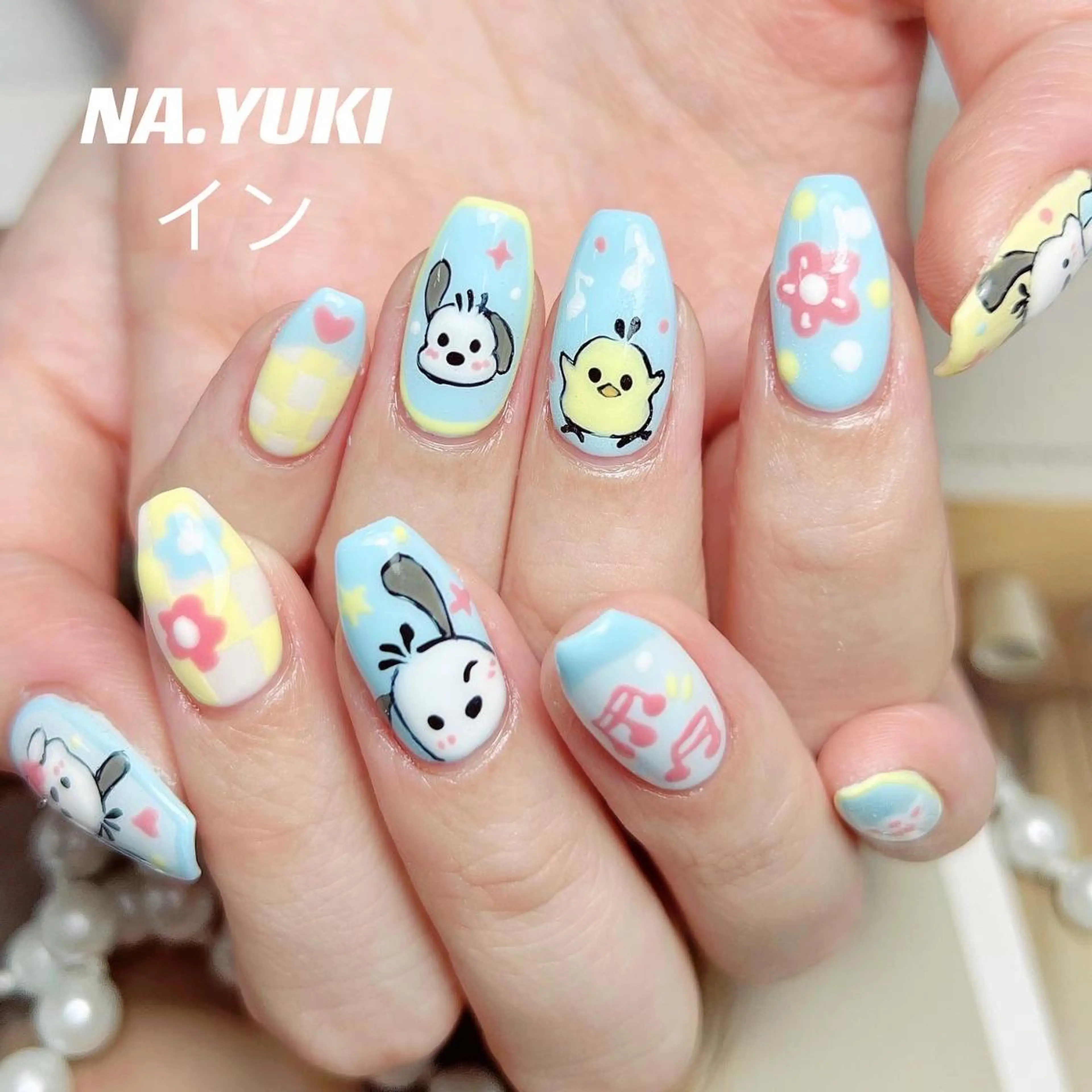 ネイル メンズ ヘアアレンジ パーマ キッズ マツエク・マツパ 🎀 moo～ 🎀のネイルデザイン