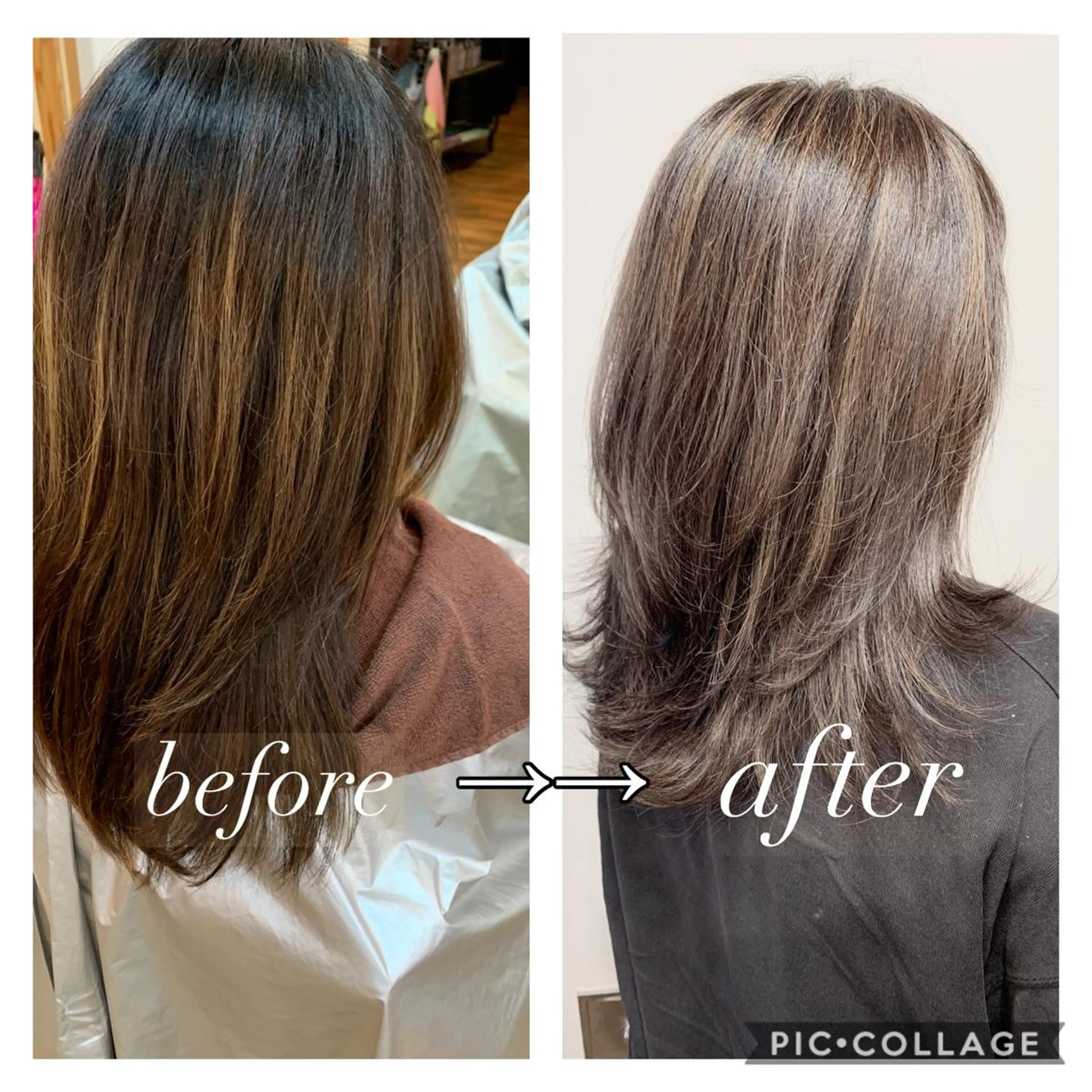 ミディアム カラー 岡崎勇人/レイヤー/ 韓国/ケラチンTRのヘアスタイル