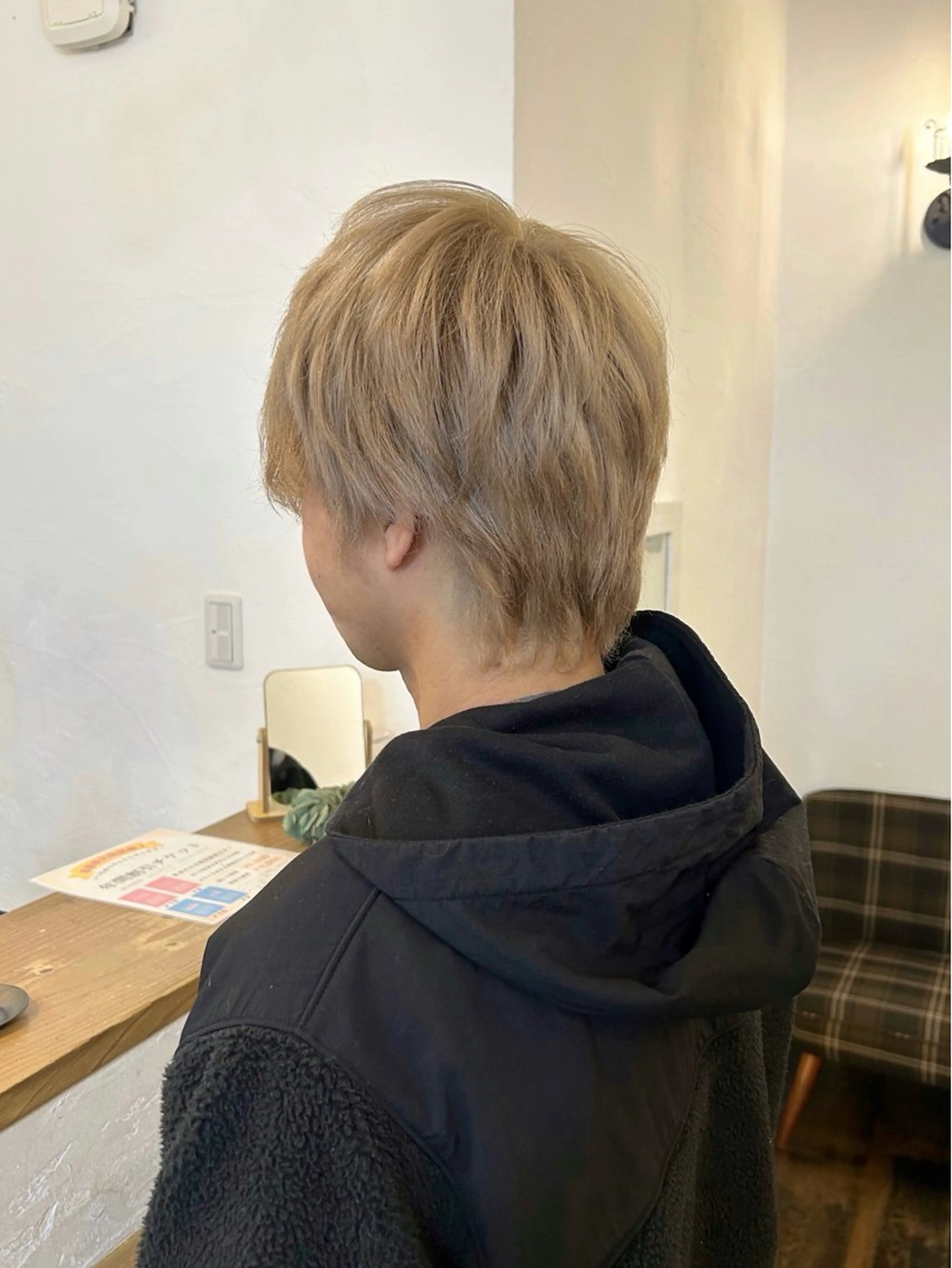 ショート カラー ヘアカラー 水谷 優華のヘアスタイル