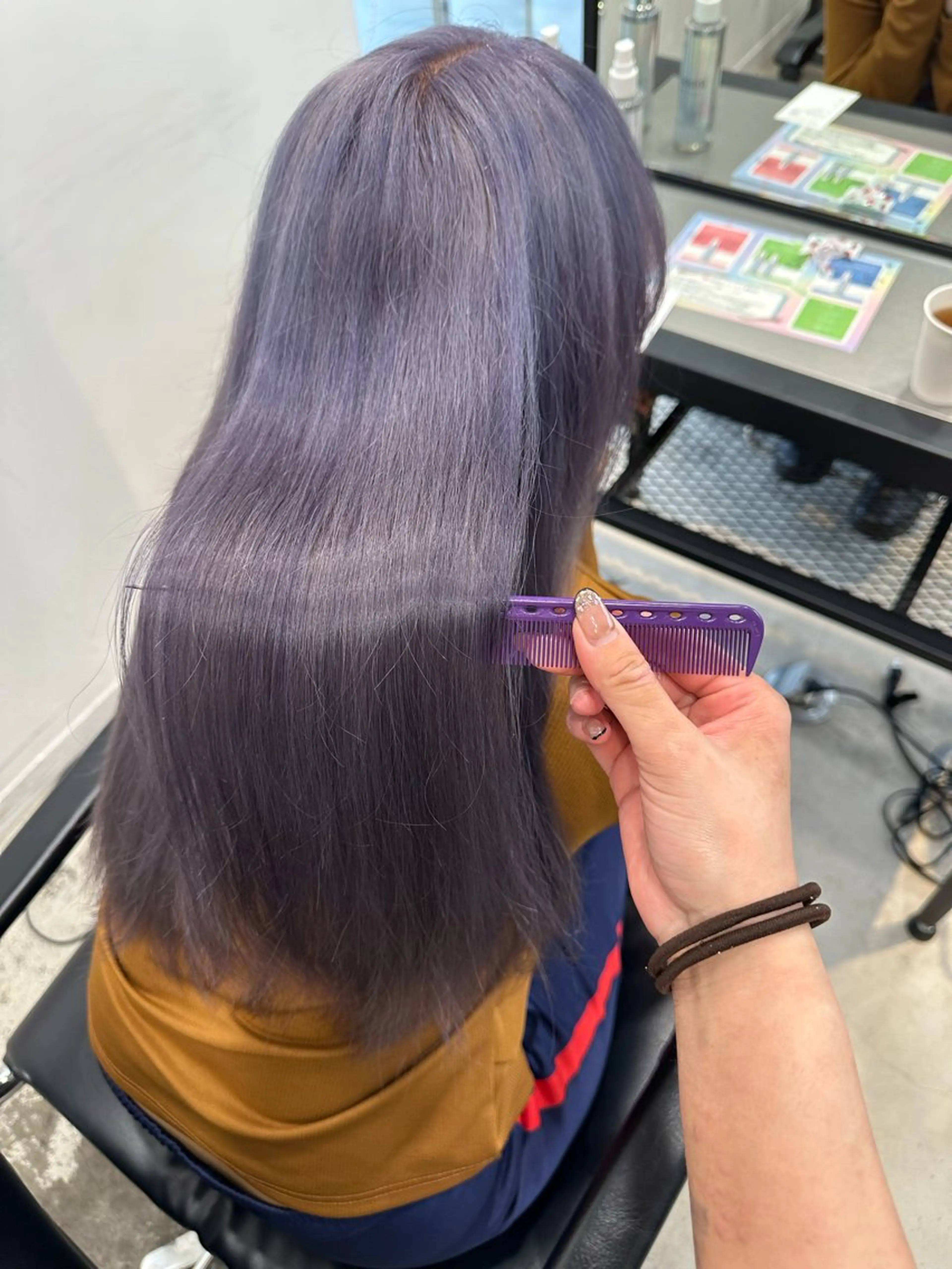 ロング カラー パーマ ヘアアレンジ 暖色💖ツヤ髪💖 masae🌼のヘアスタイル