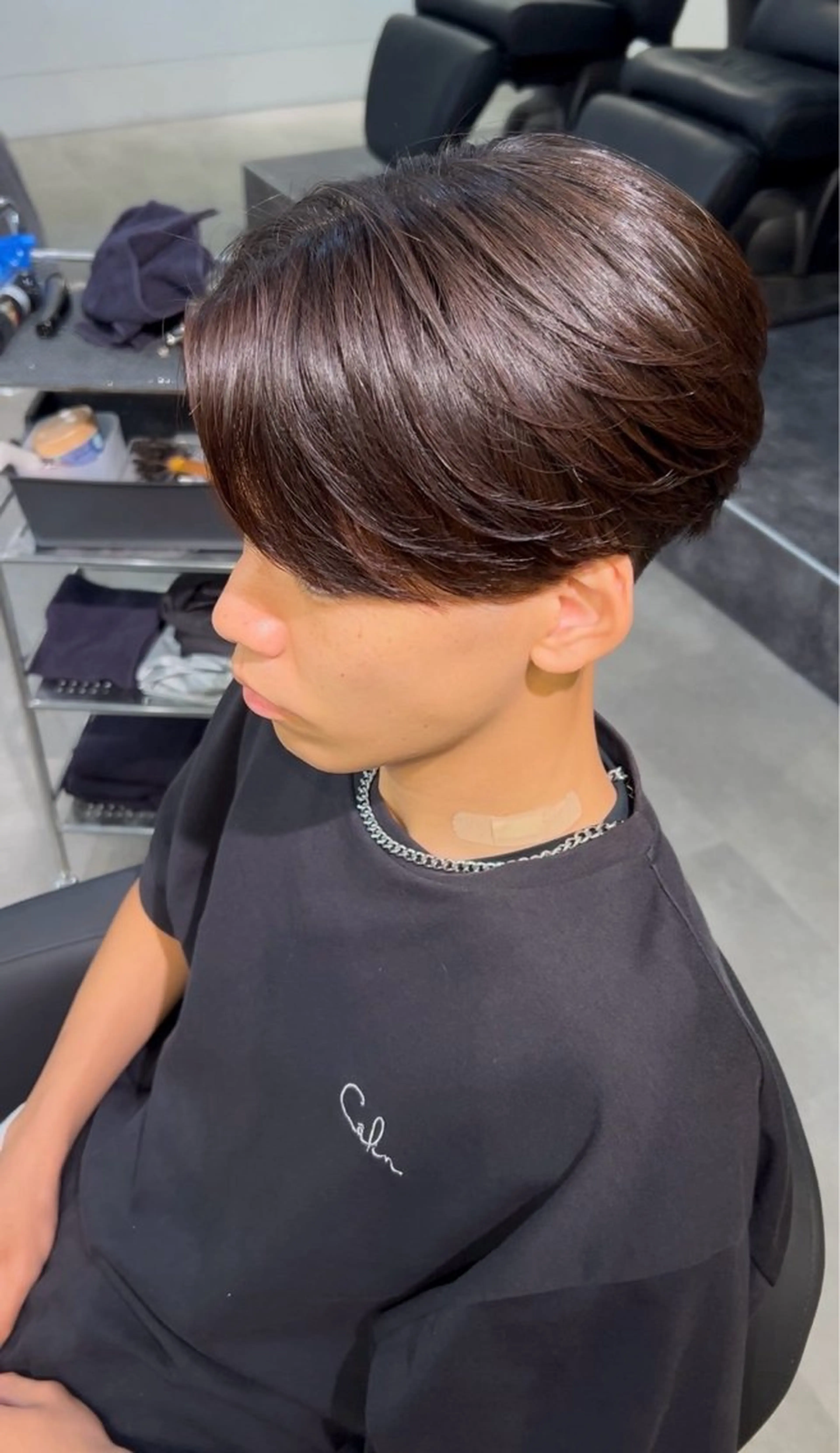 メンズ センターパート EXCIA 西北メンズサロン✂️のヘアスタイル