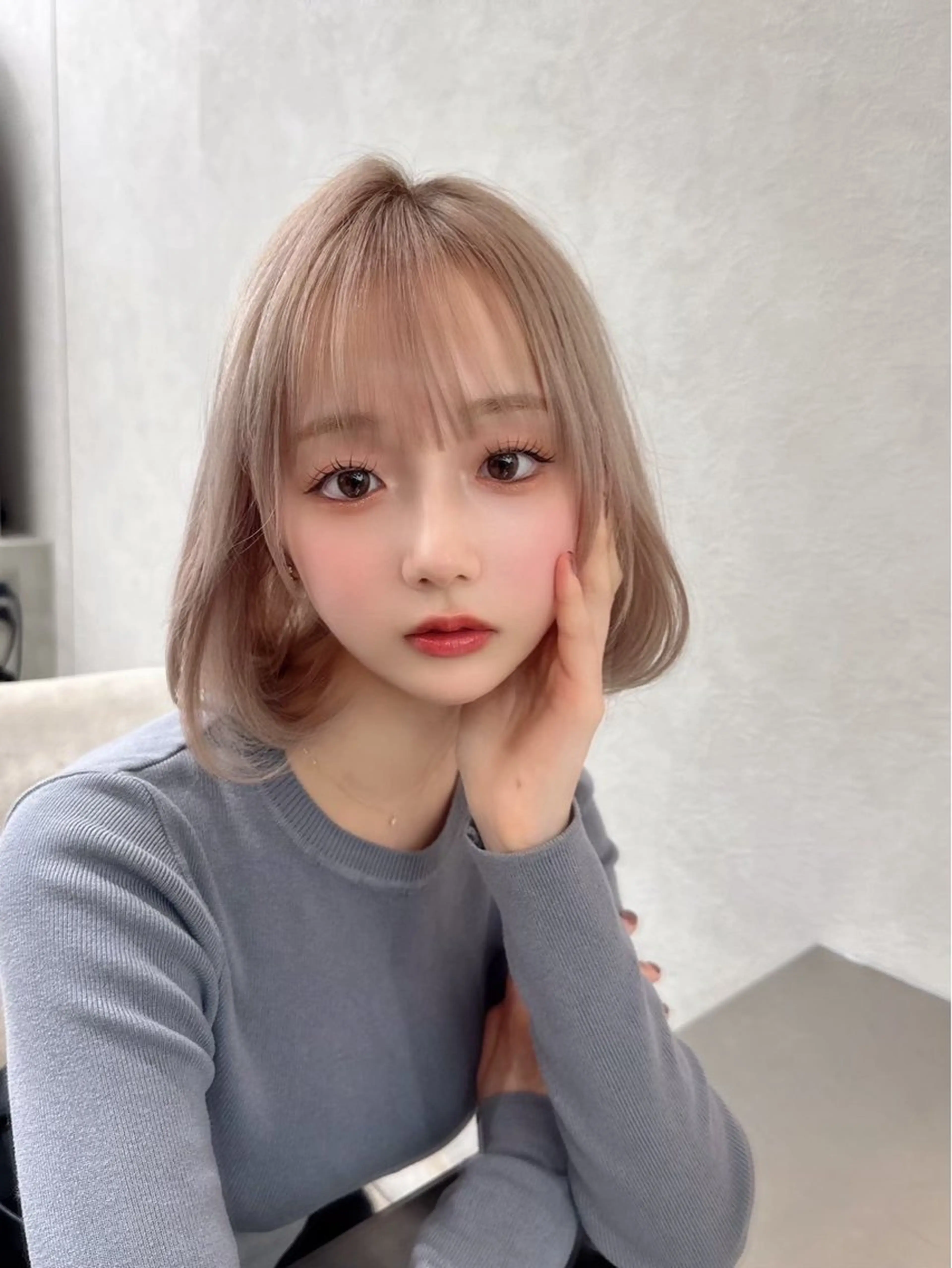 ミディアム カラー カット ヘアカラー トリートメント 🌈Hiroki🌈 福岡の愛され美容師のヘアスタイル