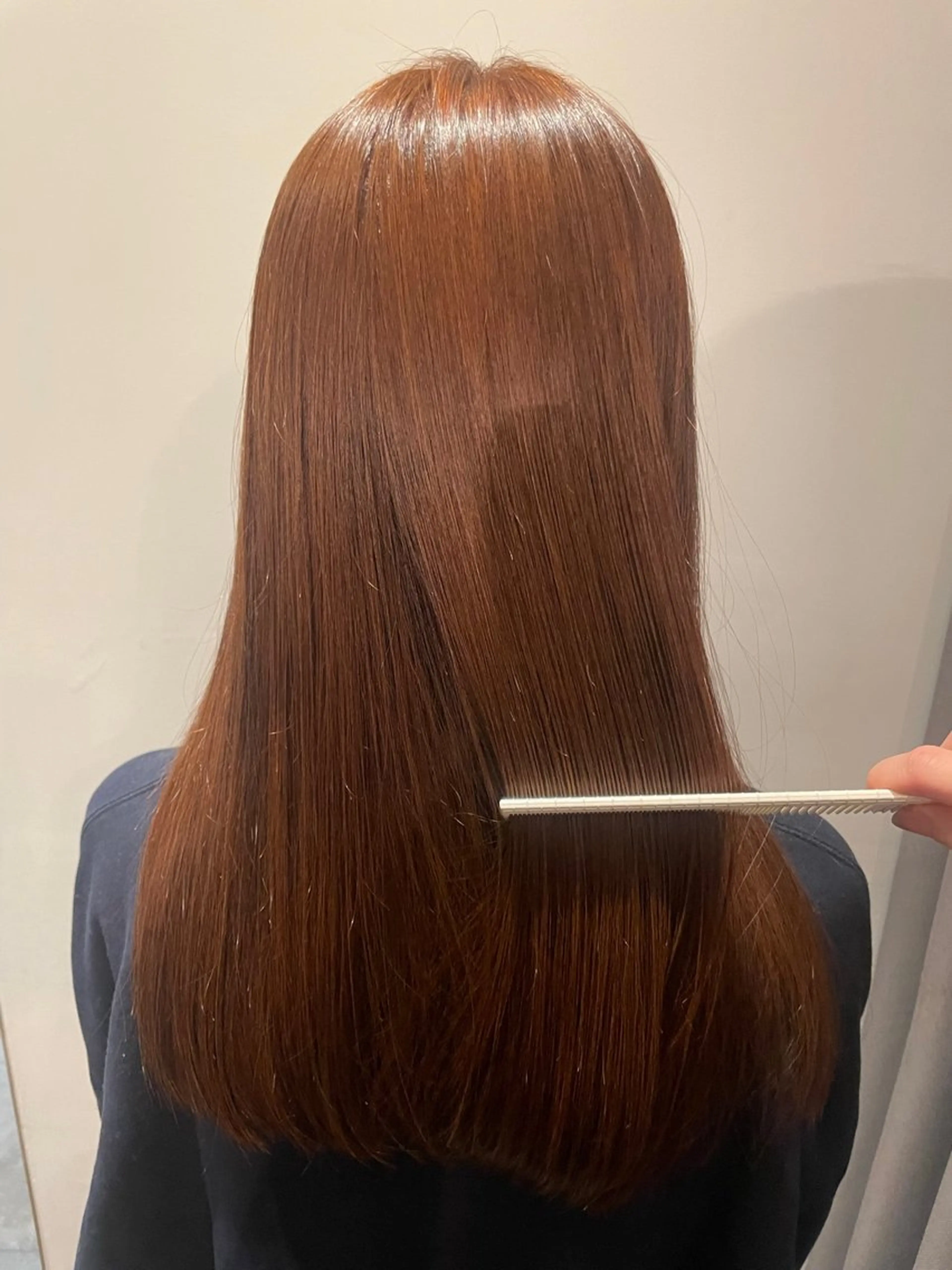 暖色カラー+ケアトリートメント🦊の写真