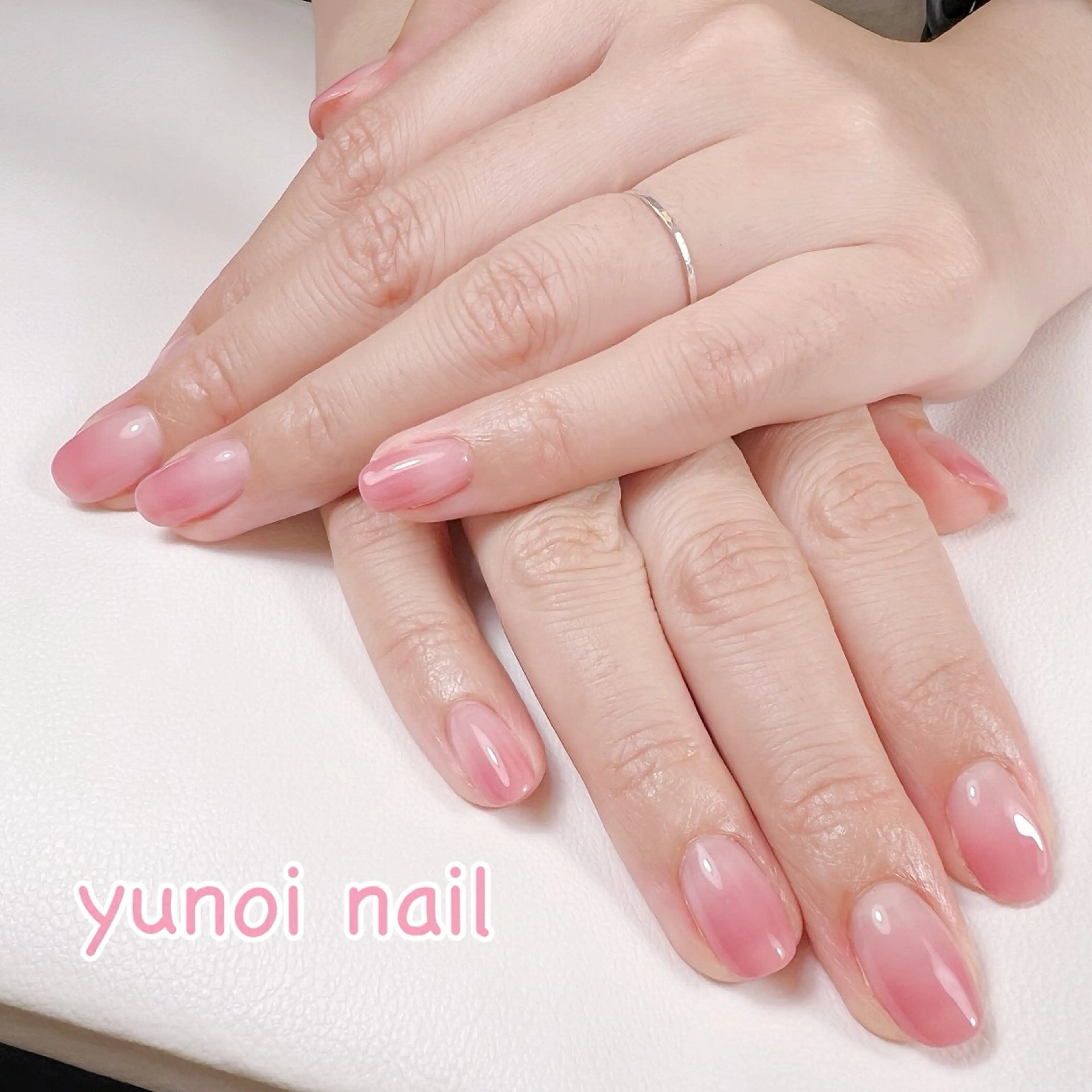 ネイル グラデーション ピンク yunoi nailのネイルデザイン