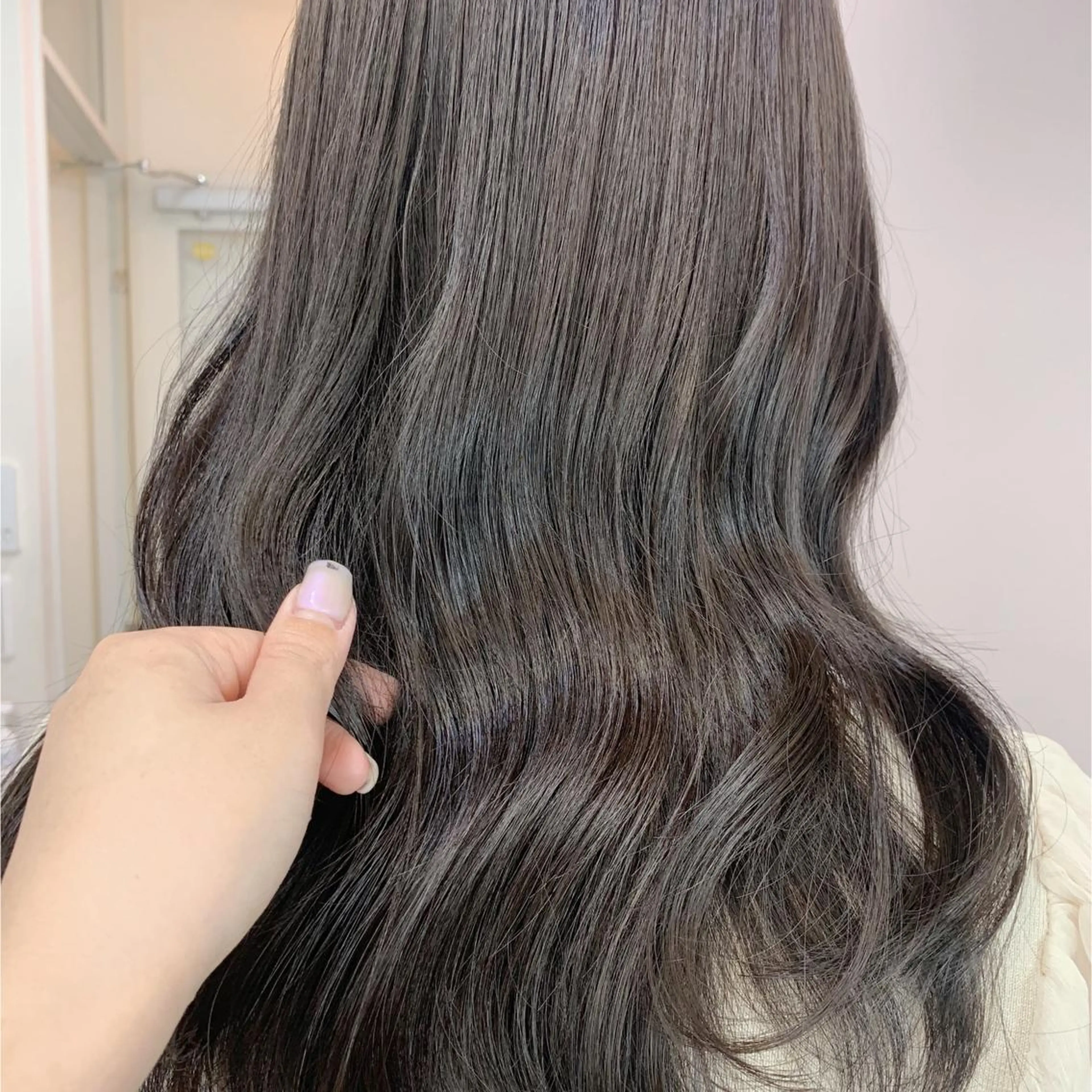 セミロング 髪質改善 縮毛矯正 トリートメント カット ヘアカラー トリートメント 髪質改善/縮毛矯正 🎀小林 唯 🎀のヘアスタイル