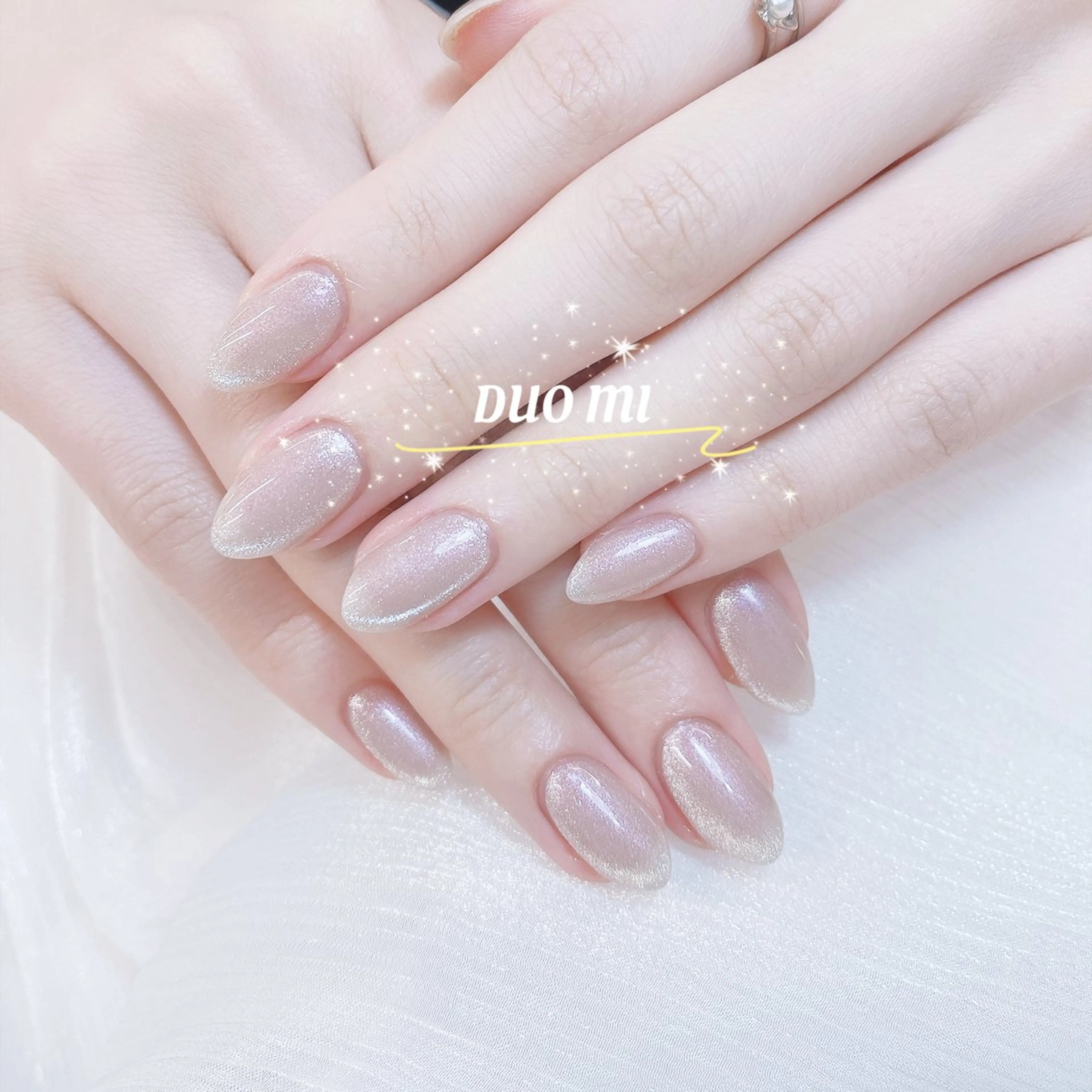 ネイル チークネイル 成人式 フレンチネイル グラデーション 氷ネイル・うるうるネイル ハンドネイル DUO   MI nail salonのネイルデザイン