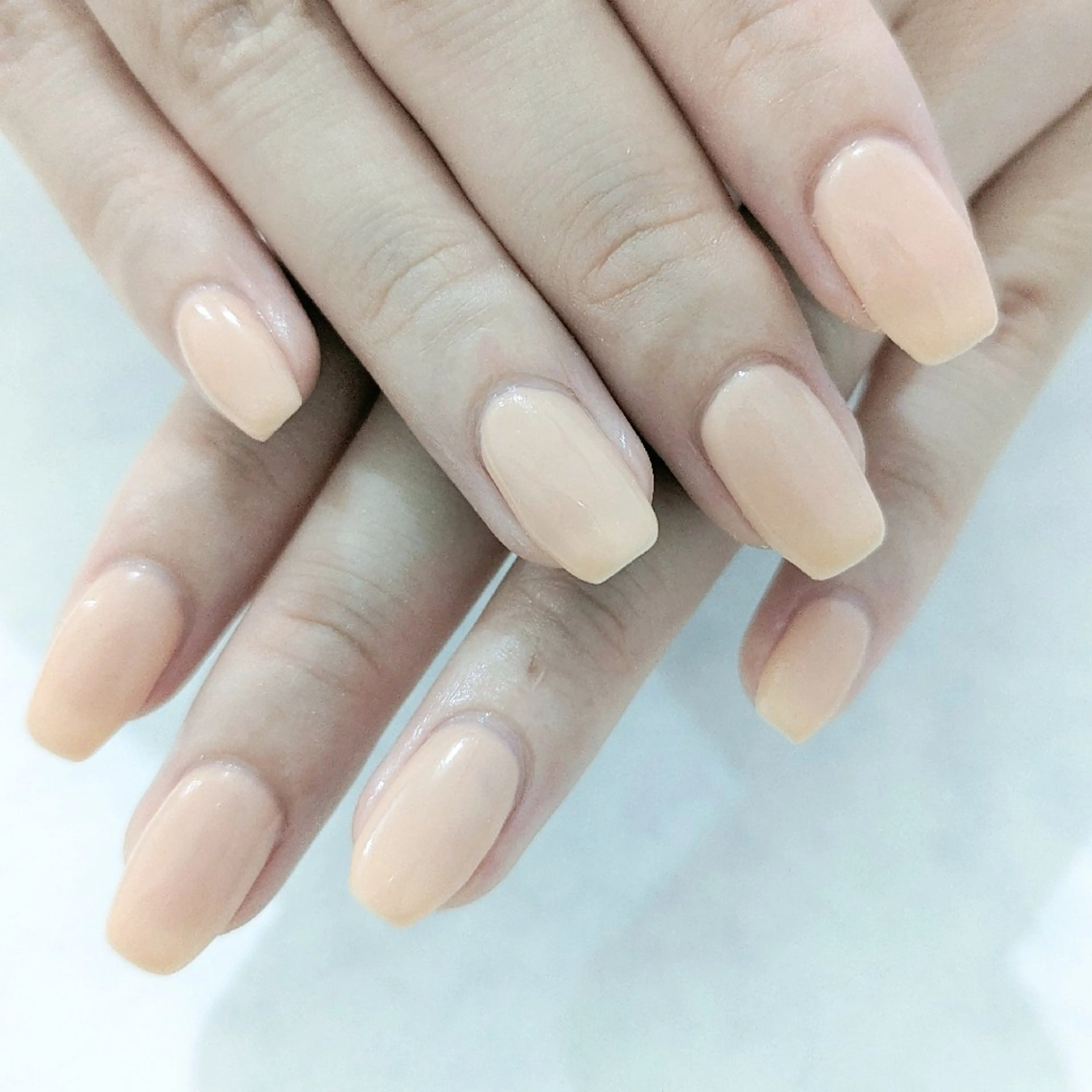 ネイル ワンカラーネイル Gerbera Nailistのネイルデザイン