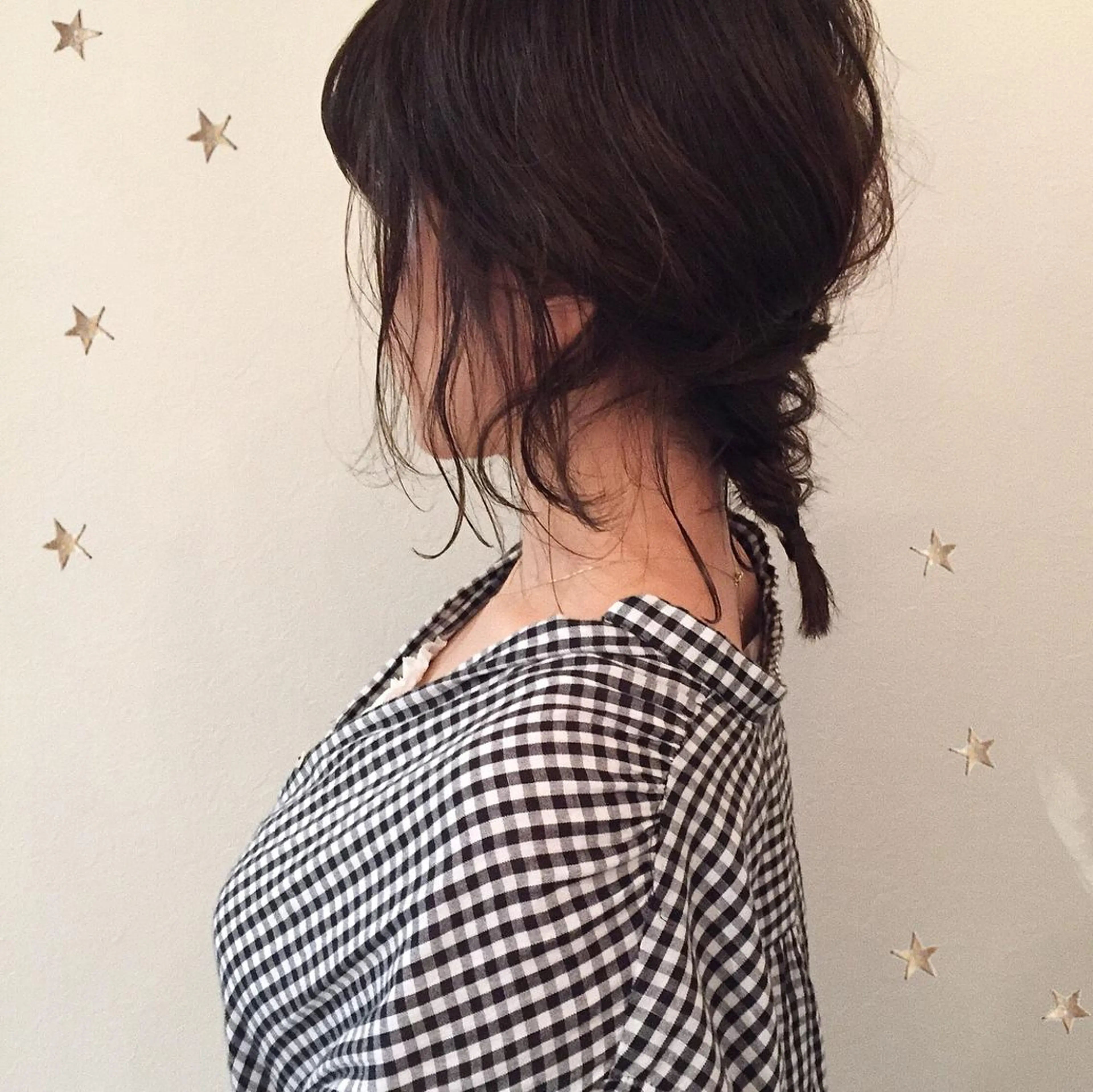 ミディアム ヘアアレンジ 市川 千夏のヘアスタイル