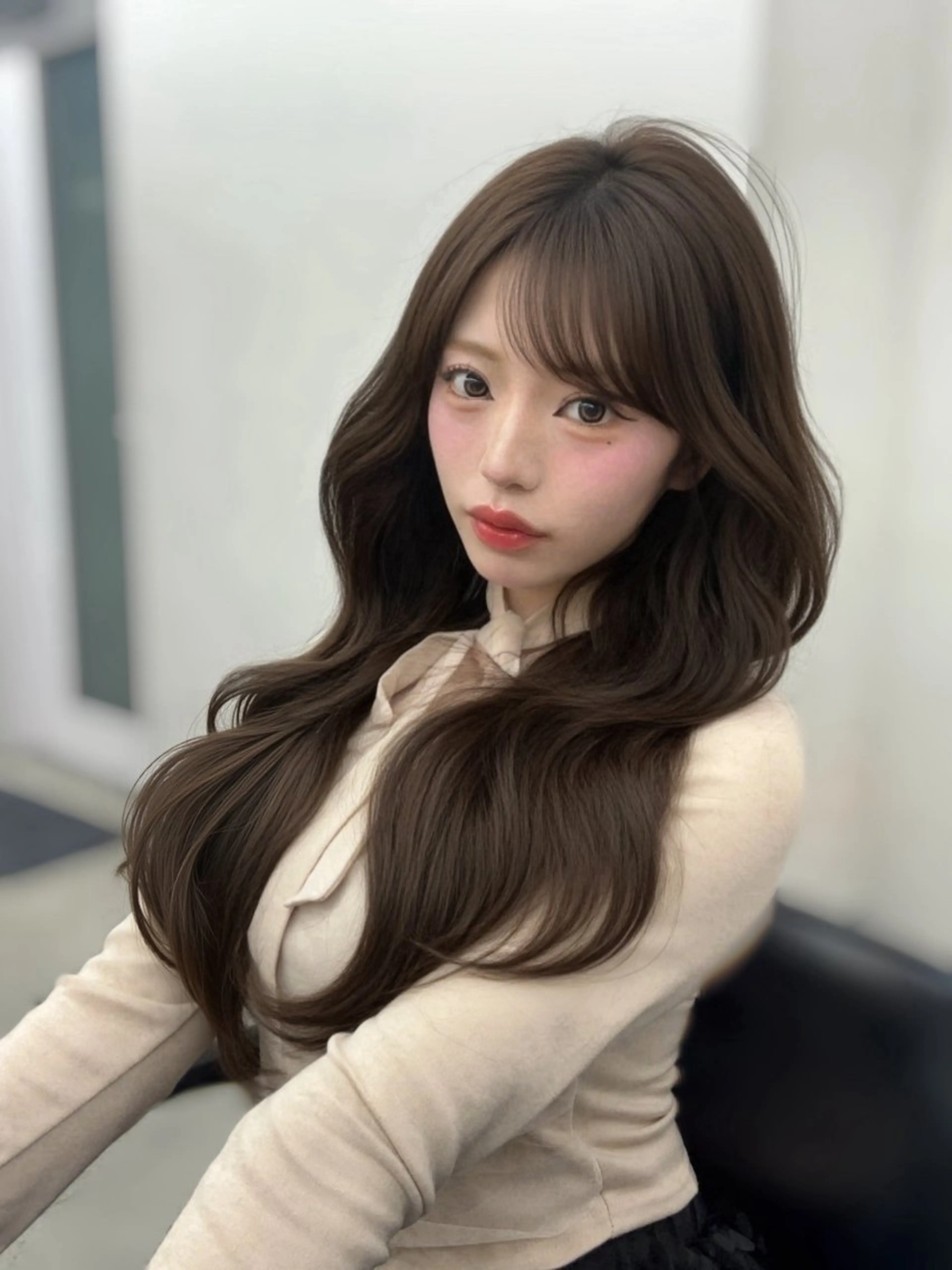 ロング 🎀 うる艶透明感 カラー / 錦糸町のヘアスタイル