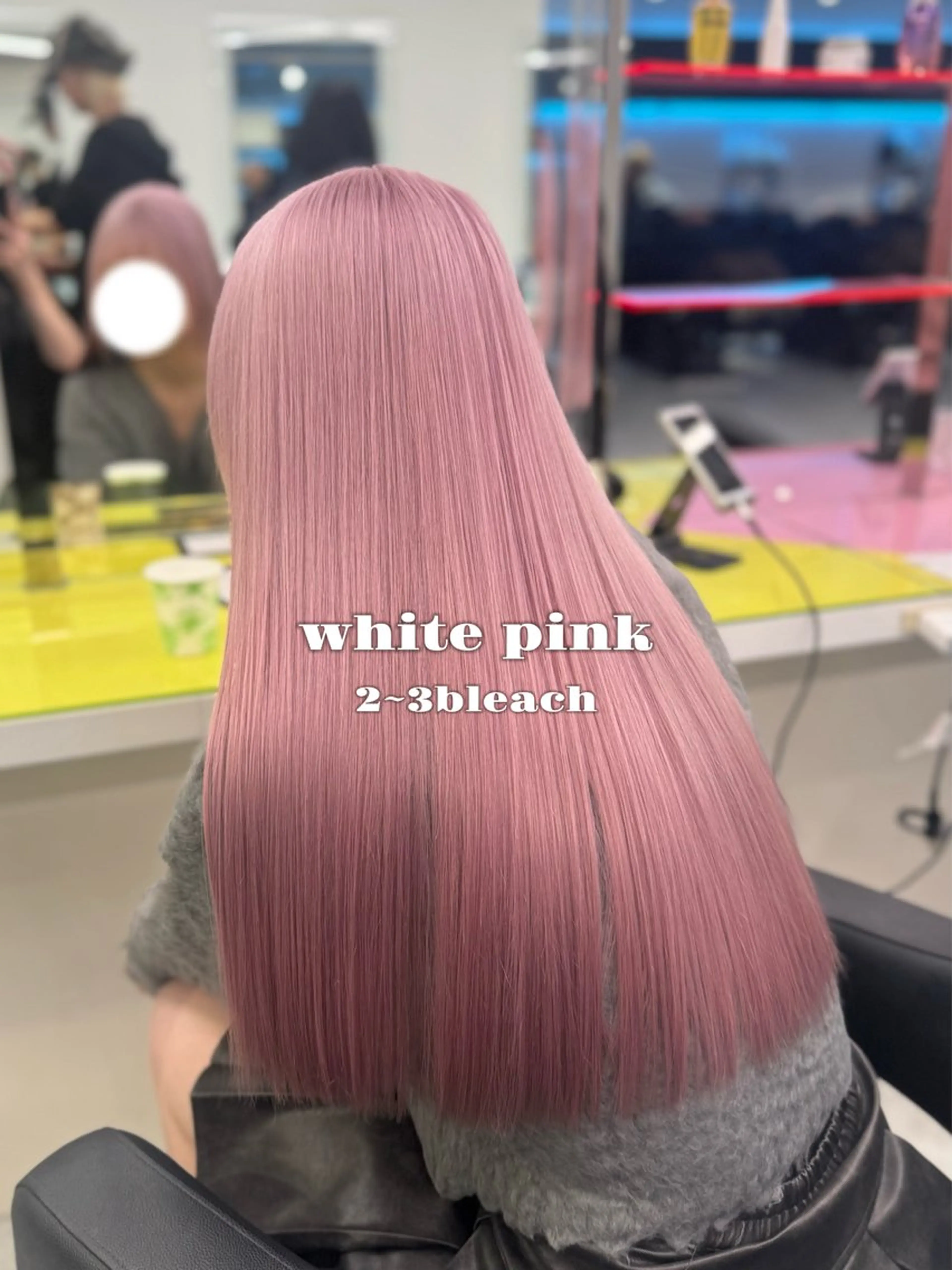 ロング ヘアカラー トリートメント 🌈ブリーチカラー/ MOEKA🦄🫧のヘアスタイル