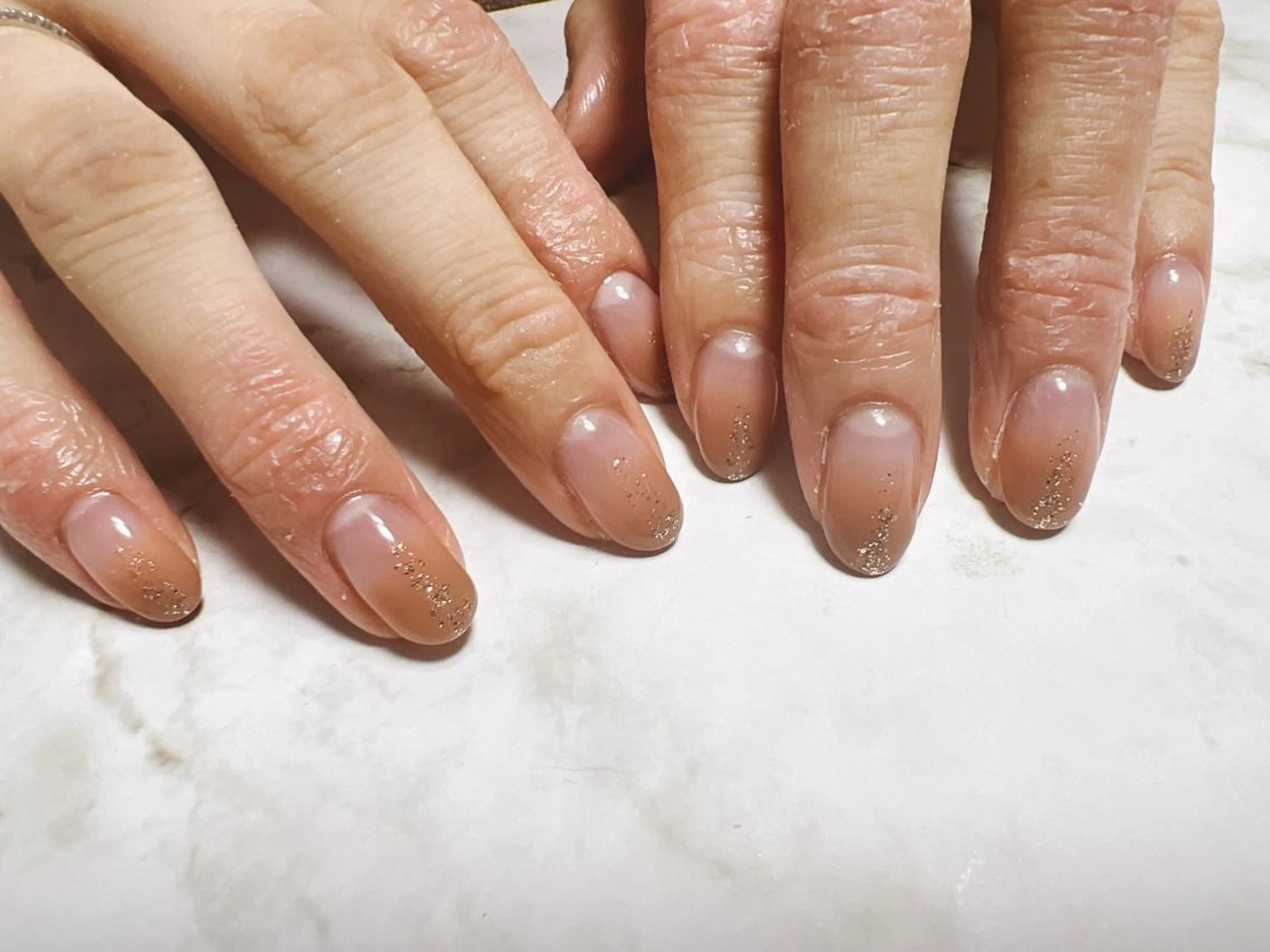 ネイル ラメ(グリッター) kikinail 溝の口のネイルデザイン