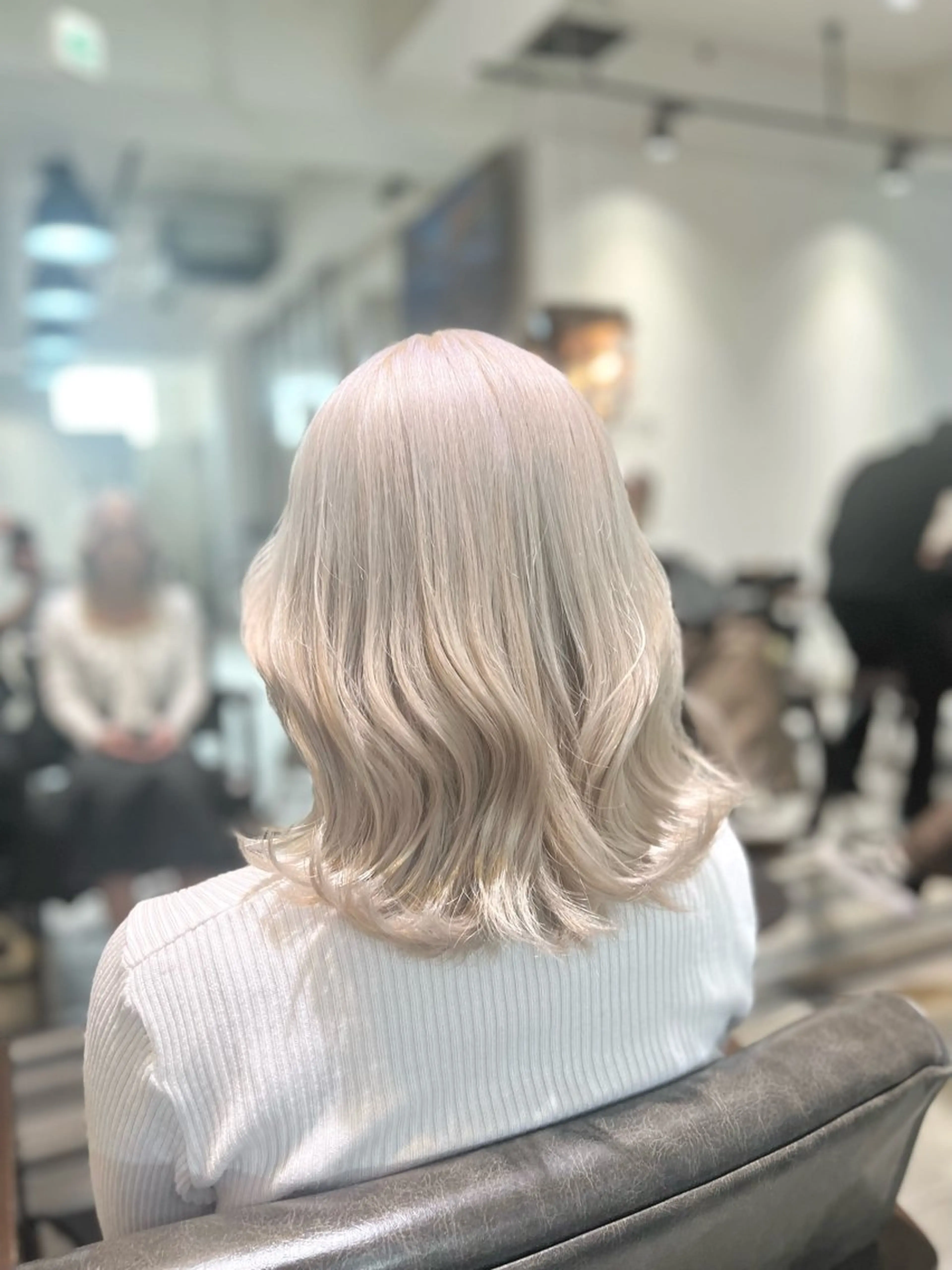 ミディアム カラー ヘアアレンジ ヘアカラー トリートメント ヘアセット 🌈インナーカラー ‘ショウマ’🌈のヘアスタイル