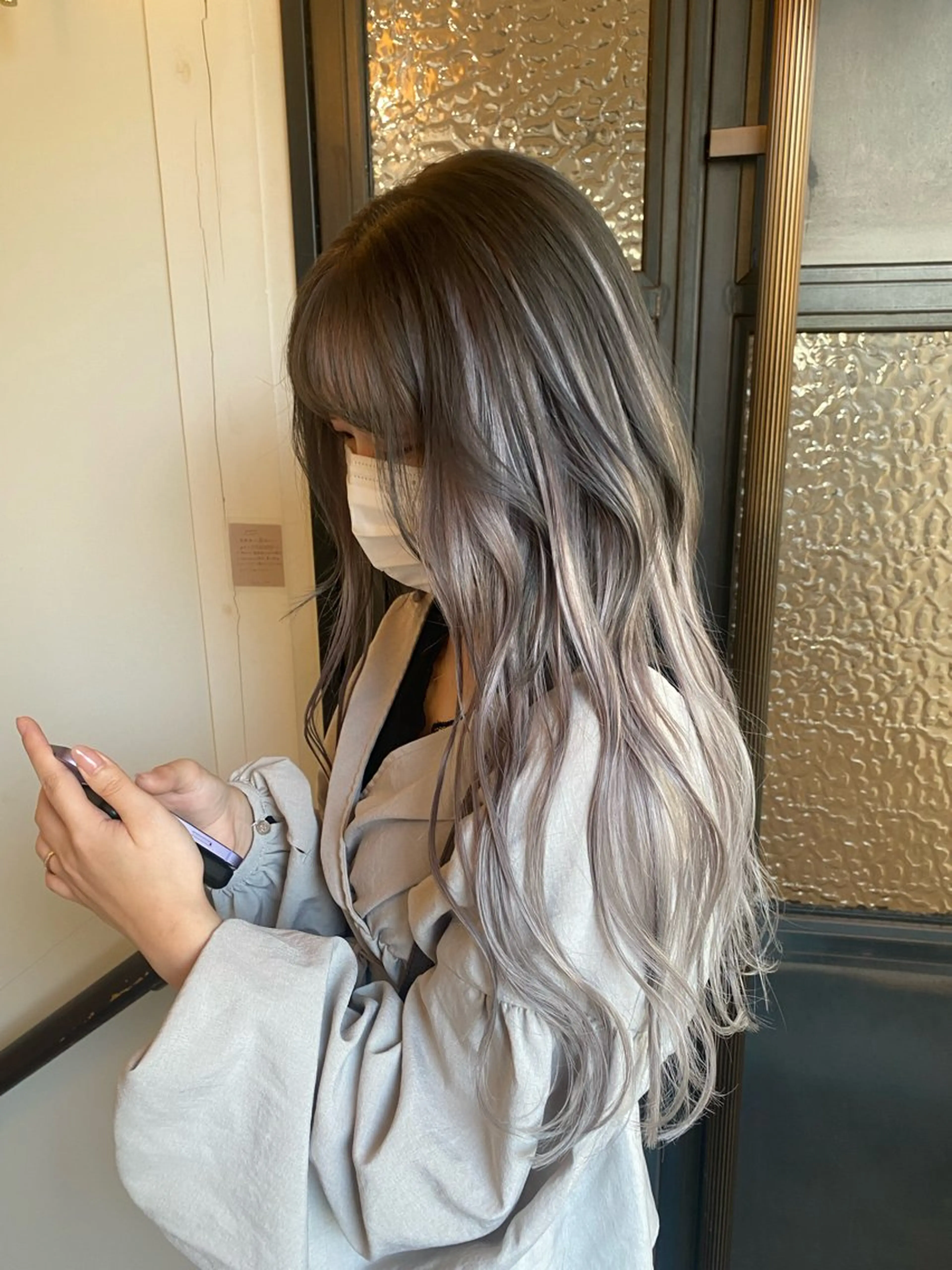 ロング カラー 美髪矯正/髪質改善 🫧山﨑　真歩🫧のヘアスタイル
