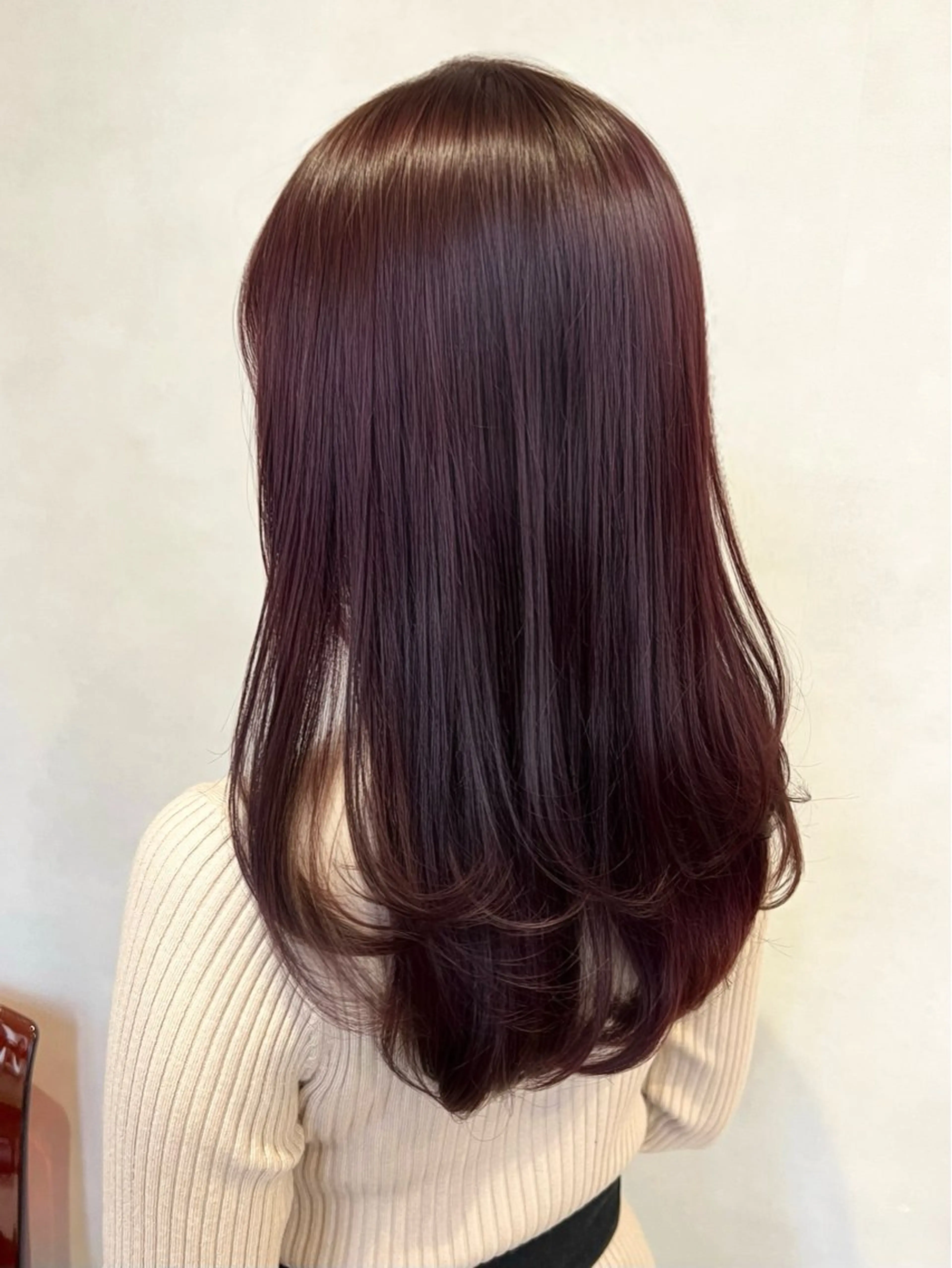 ミディアム ピンクラベンダー 住 なつきのヘアスタイル