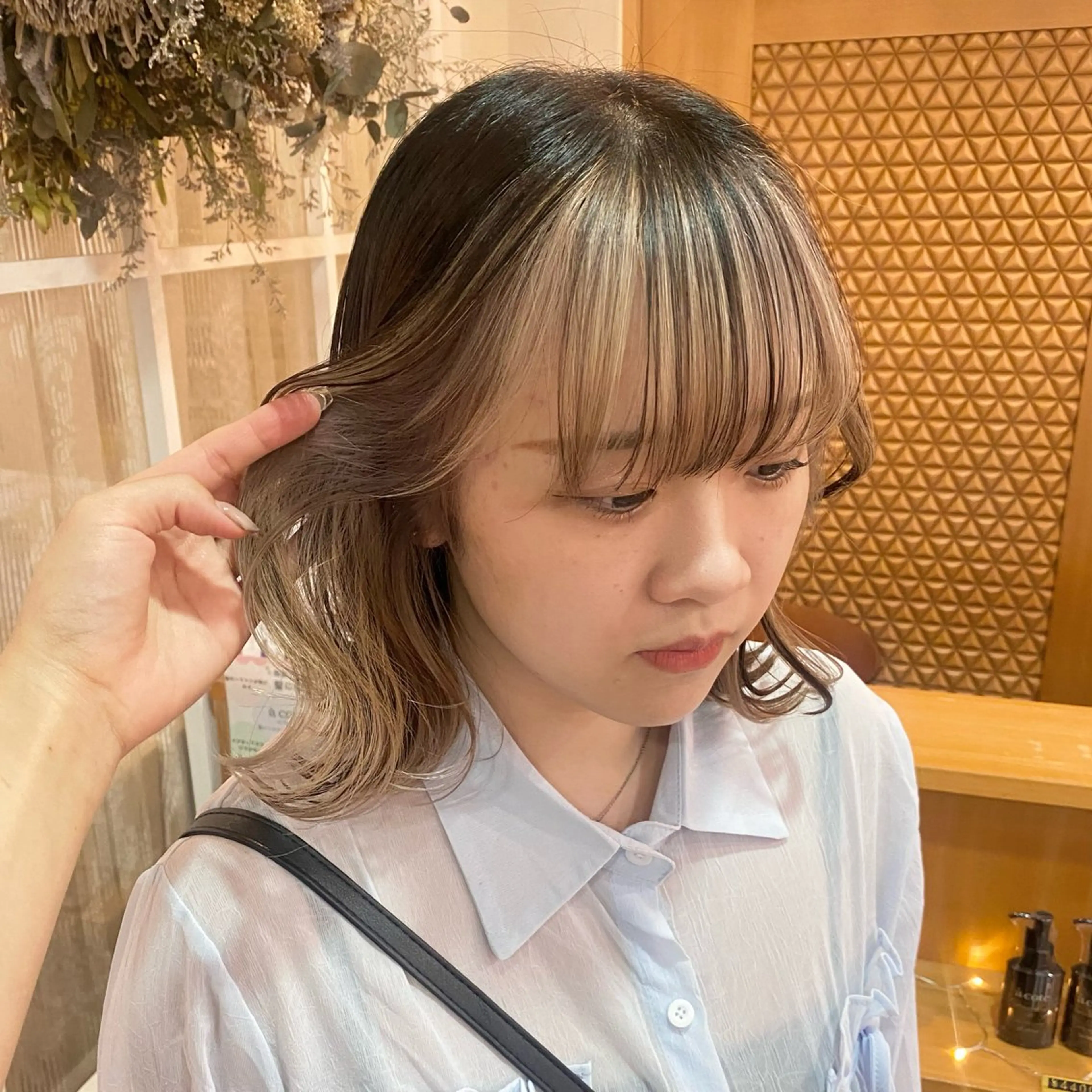 ミディアム カラー ヘアカラー トリートメント 🍀ブリーチ/艶カラ ー🍀 コイケのヘアスタイル