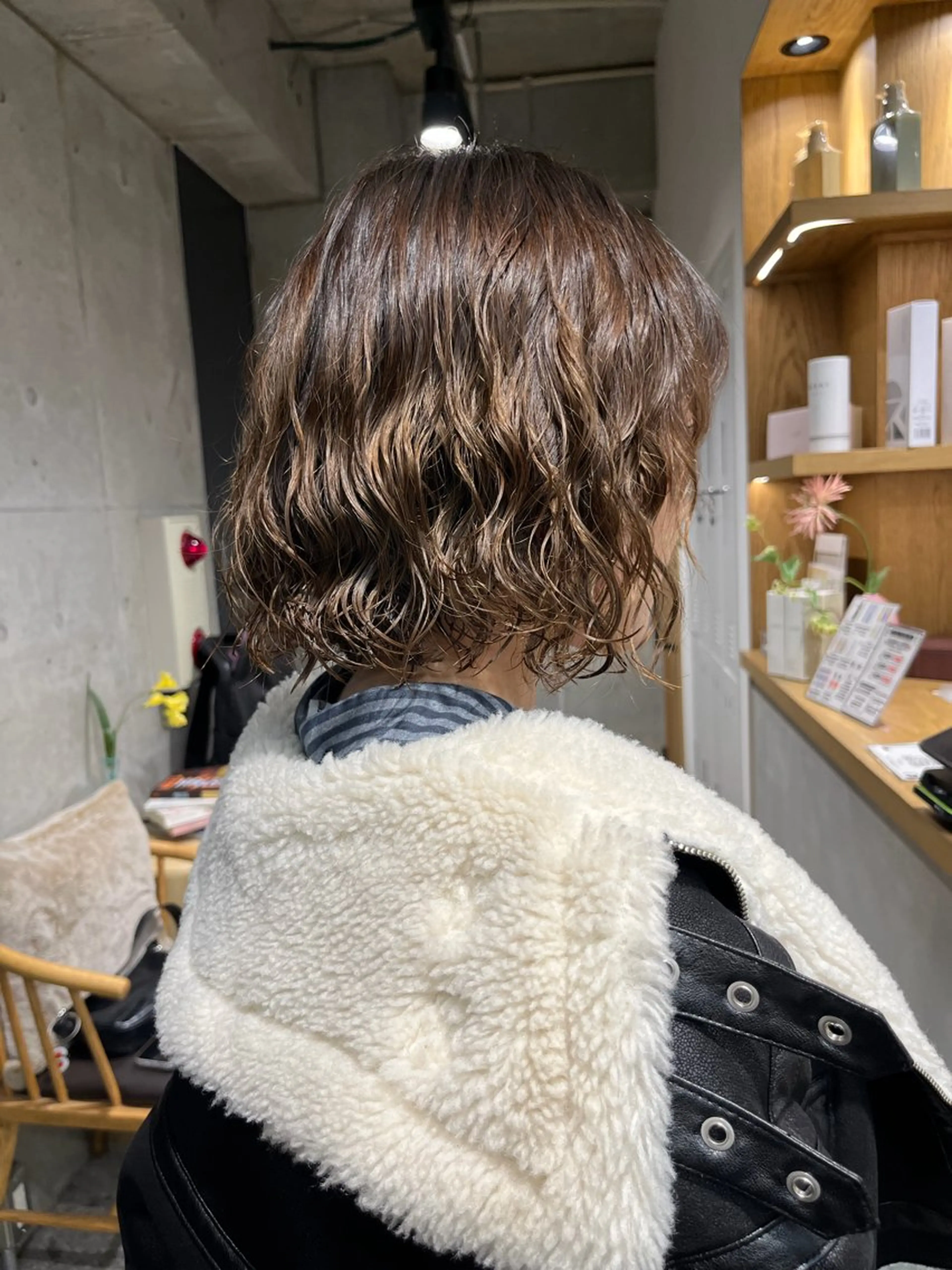 ブリーチ履歴ありパーマの写真