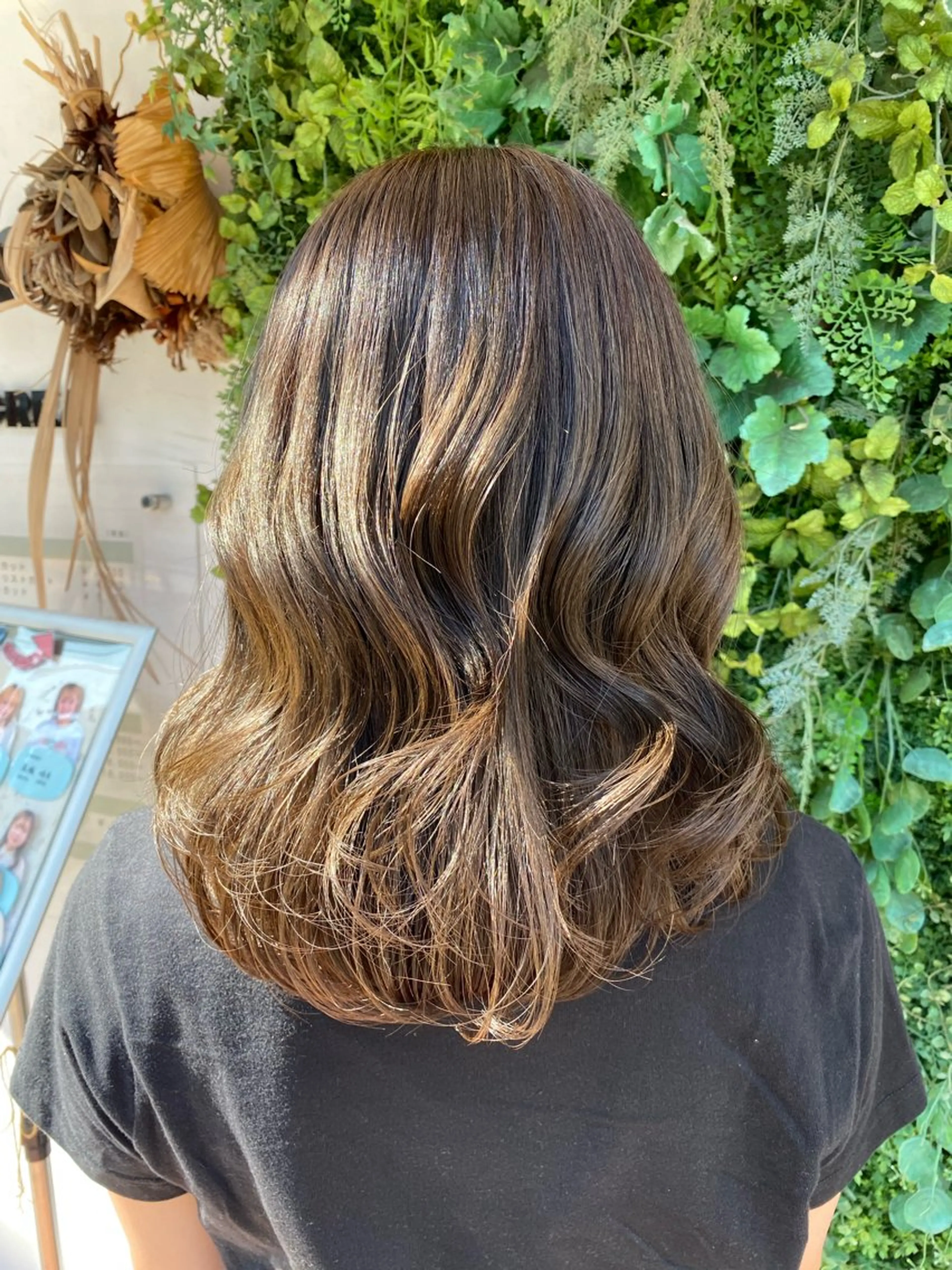 ミディアム カラー カット ヘアカラー 透明感カラー/韓国 ヘア🩶yuri🩵のヘアスタイル