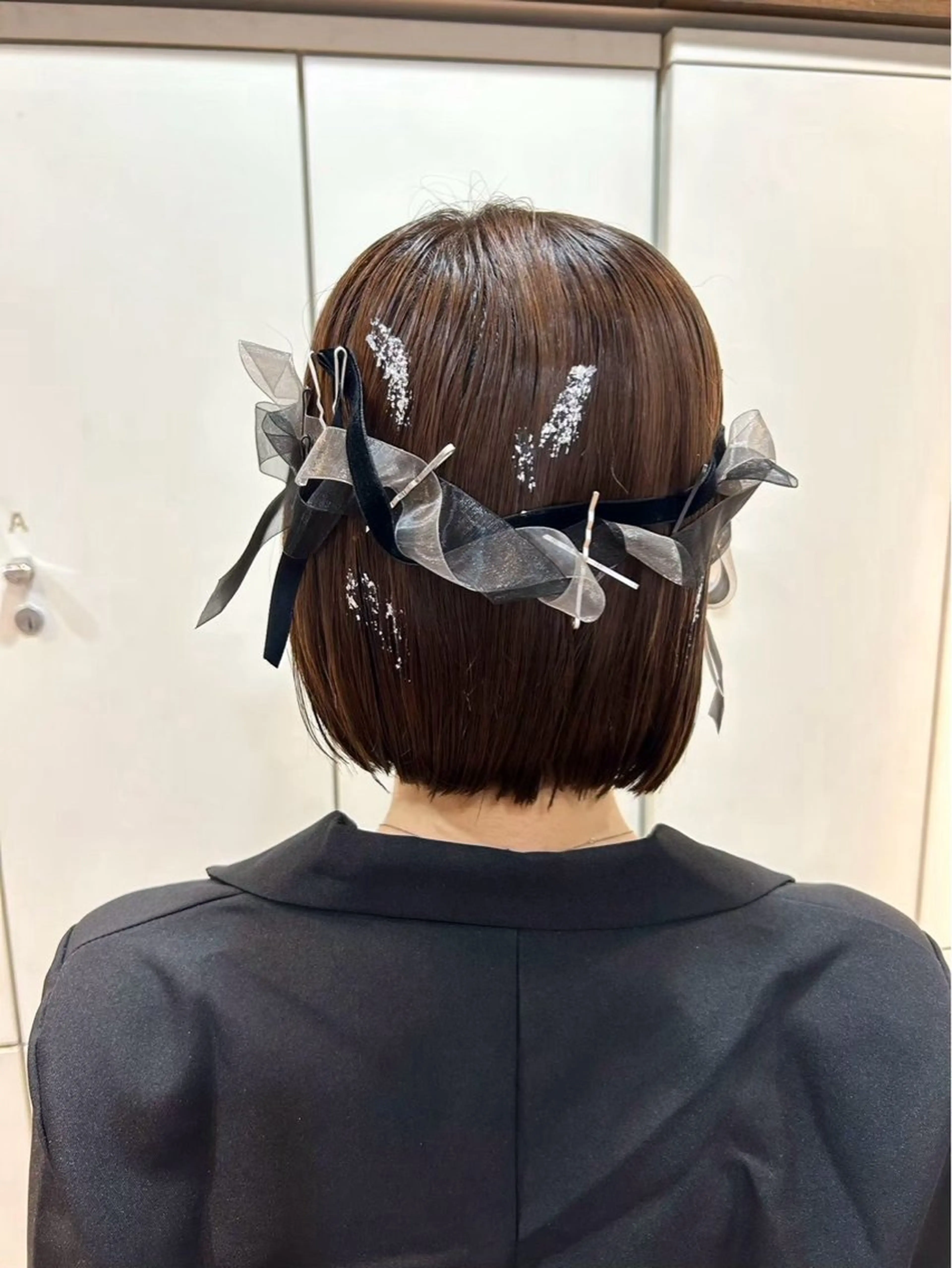 ミディアム ヘアアレンジ ヘアセット エクステ🫧アレンジ ￤横浜  ももはのヘアスタイル