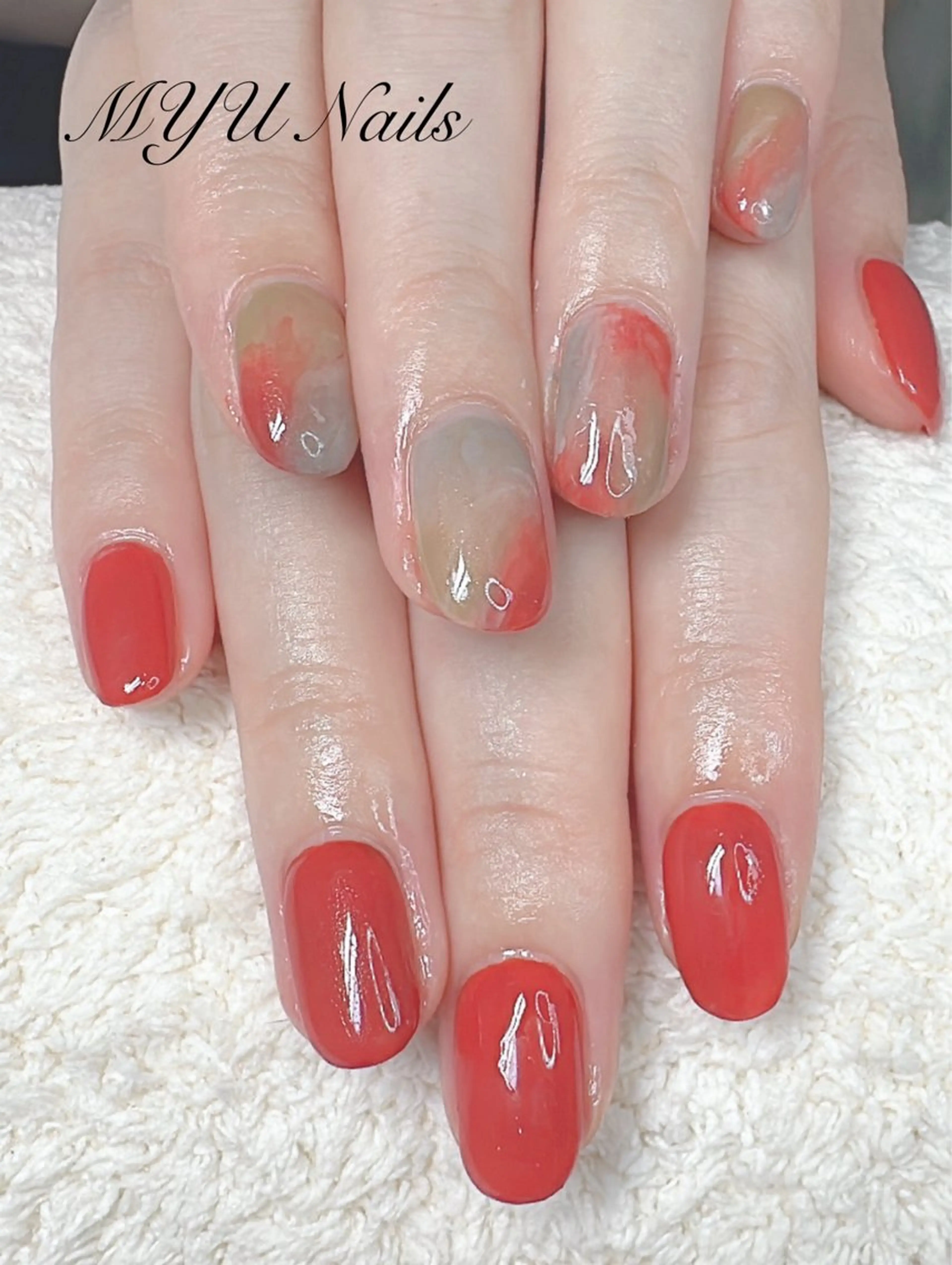 ネイル ニュアンスネイル🌈 MYU Nailsのネイルデザイン