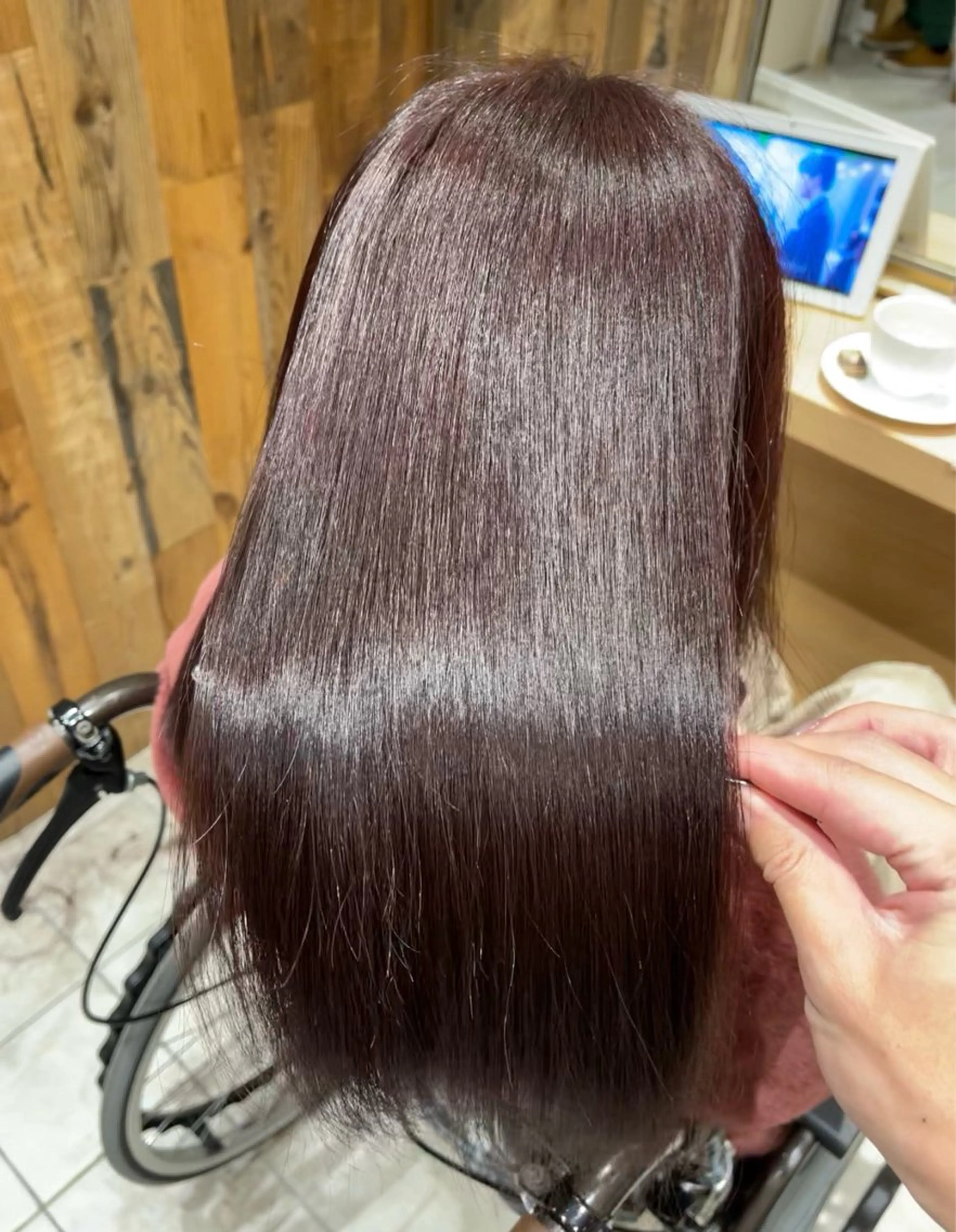 ロング カラー ケアカラー 透明感カラー 髪質改善 縮毛矯正 トリートメント カット ヘアカラー トリートメント 🫧髪質改善/韓国 ヘアryusei🫧のヘアスタイル