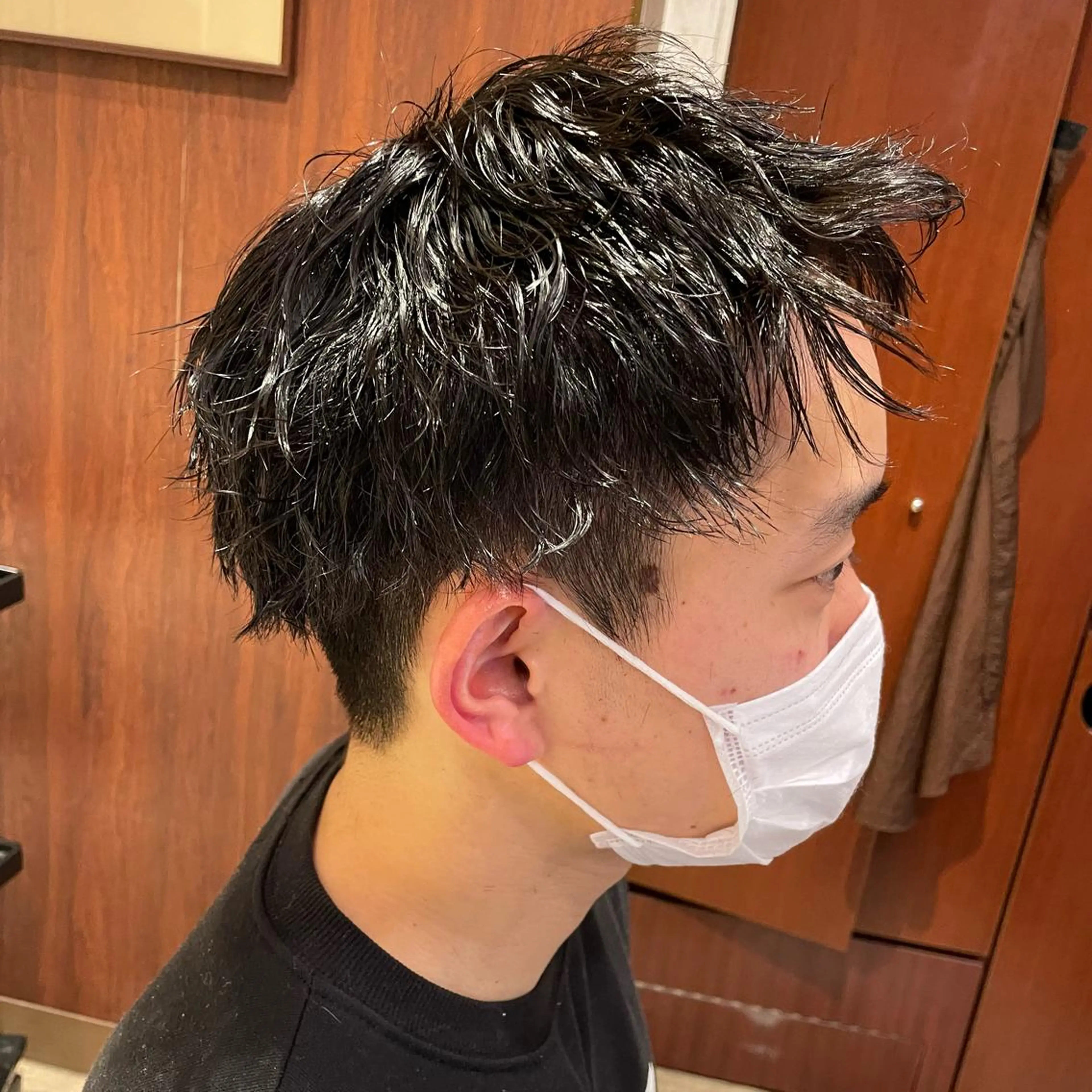 ショート パーマ メンズ ツイスパ/メンズ特化 🦋𝑺𝑶𝑵𝑬のヘアスタイル