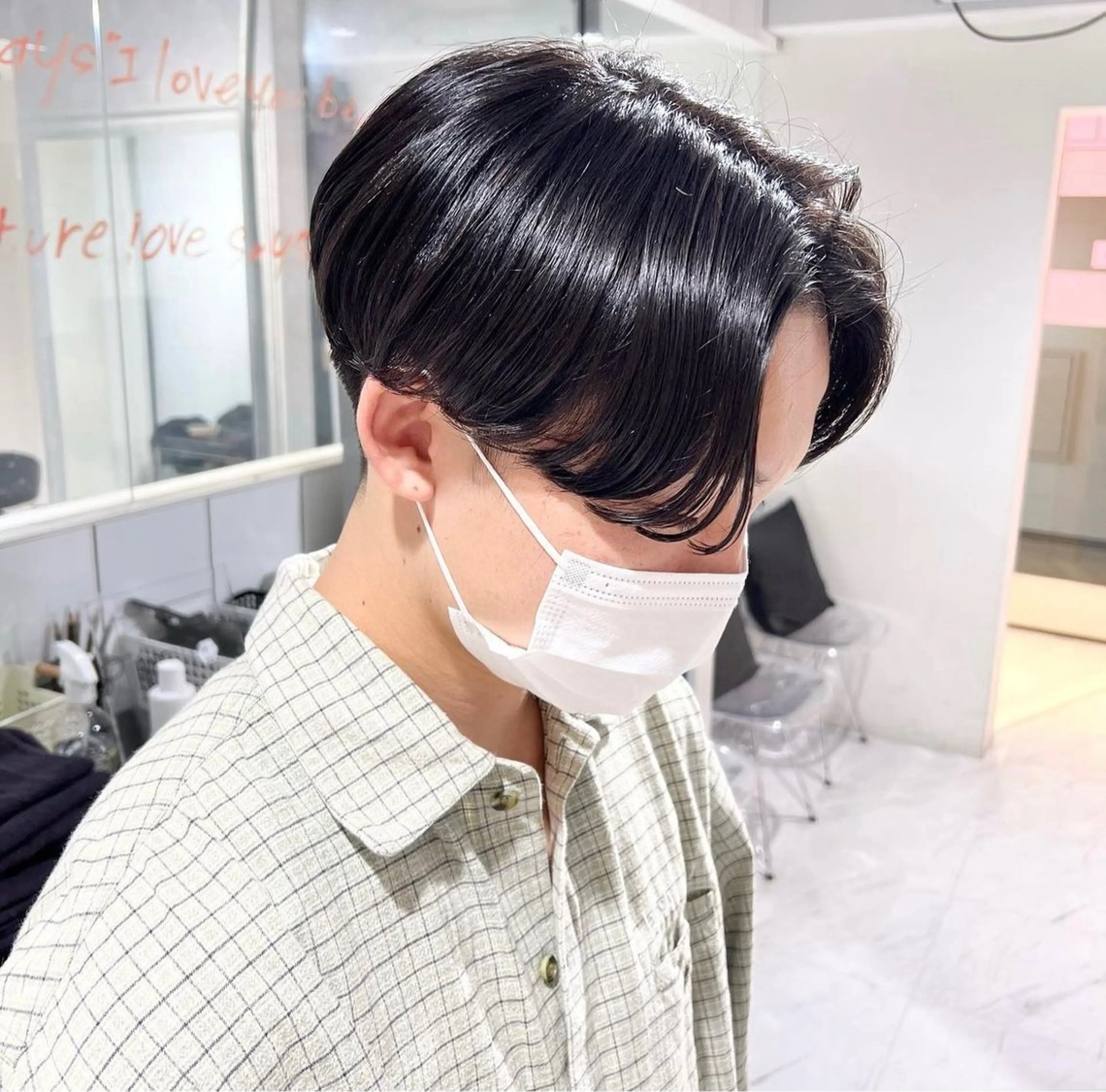 ショート カラー パーマ ヘアアレンジ メンズ ayu ♥のマツエク・マツパデザイン