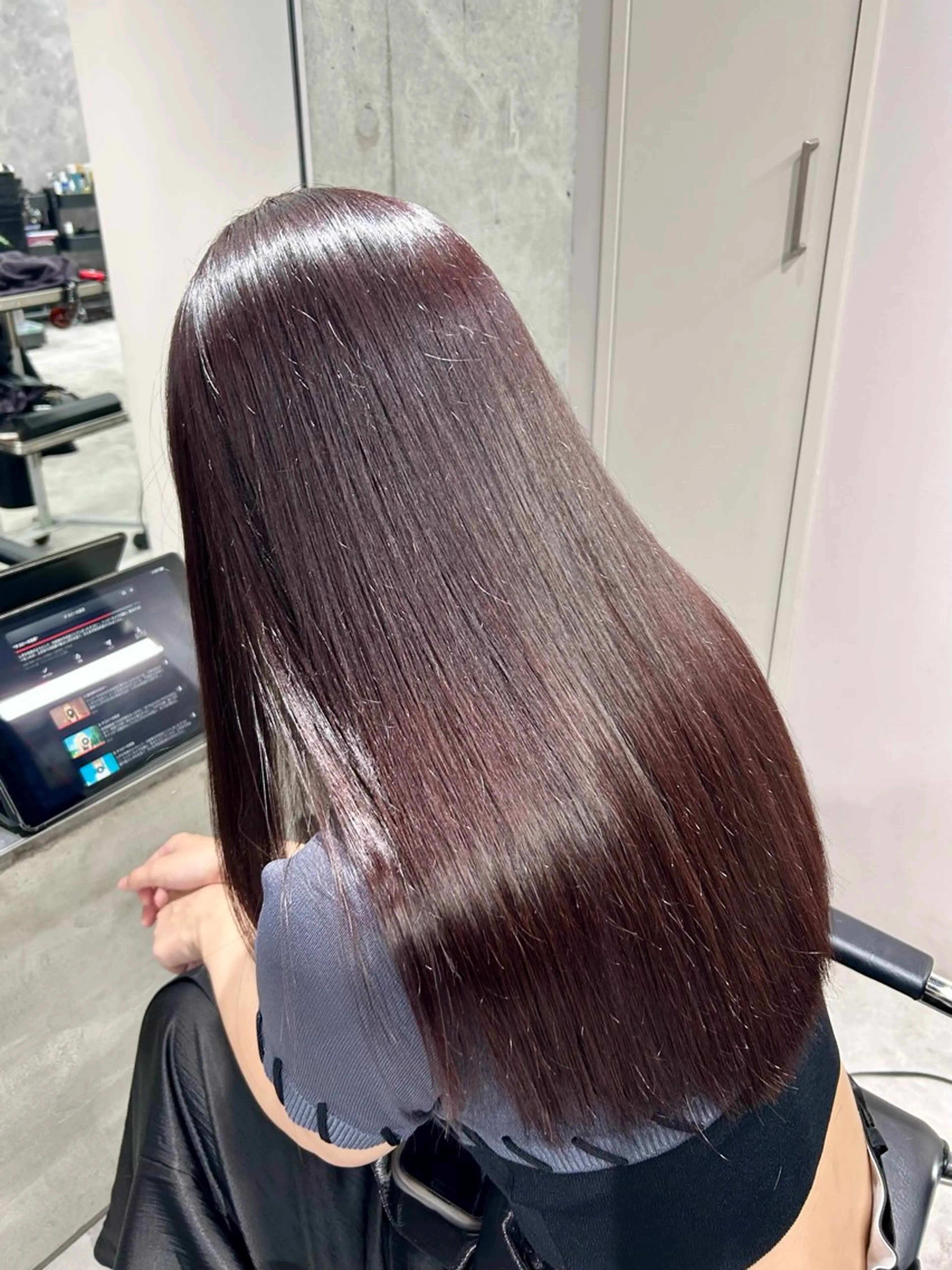 ロング カット トリートメント OAK溝の口 天使の輪👑YUKIのヘアスタイル