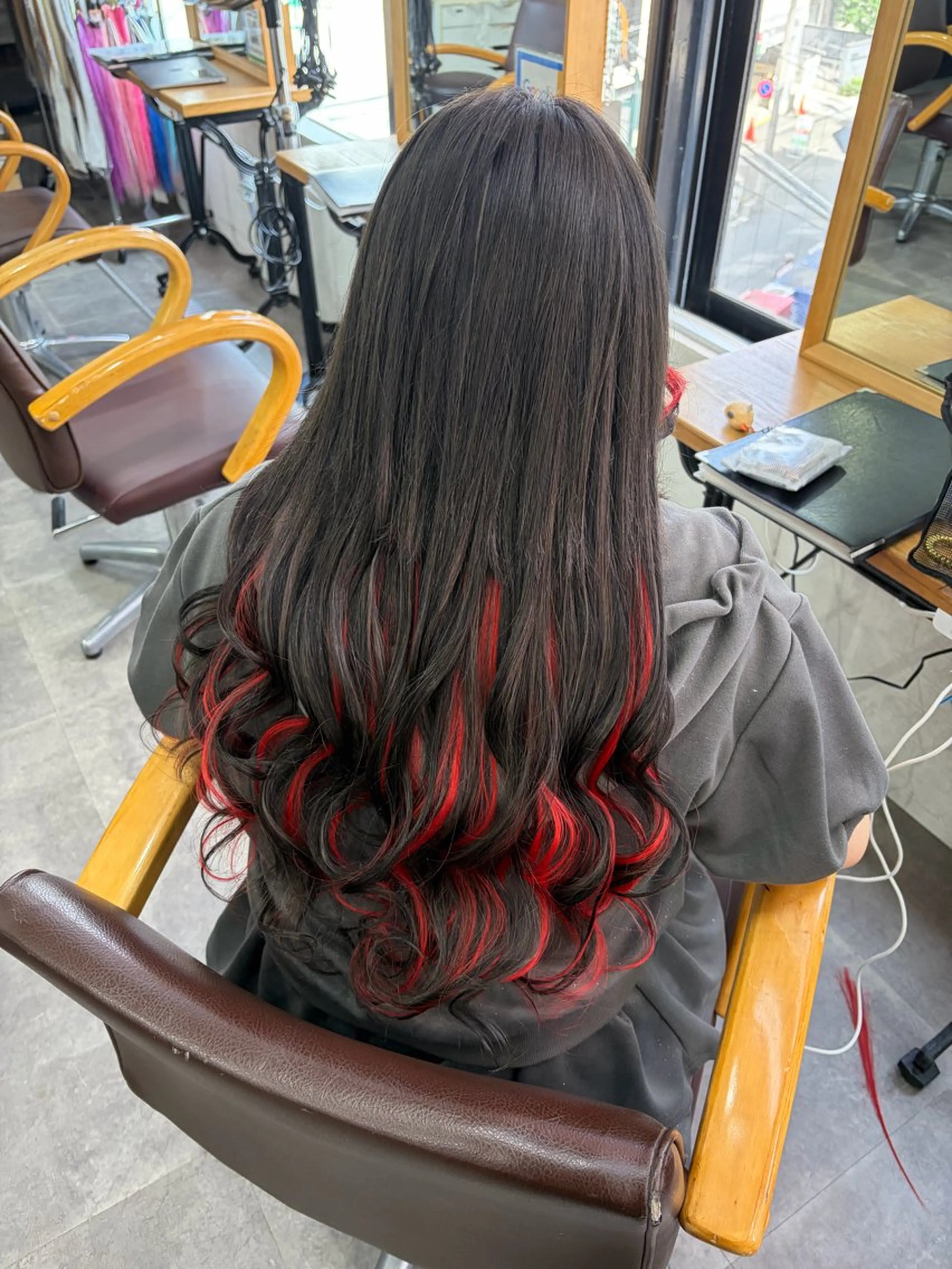 ロング ヘアカラー エクステ ⭐️U-topia ⭐️和泉田　りさ⭐️のヘアスタイル