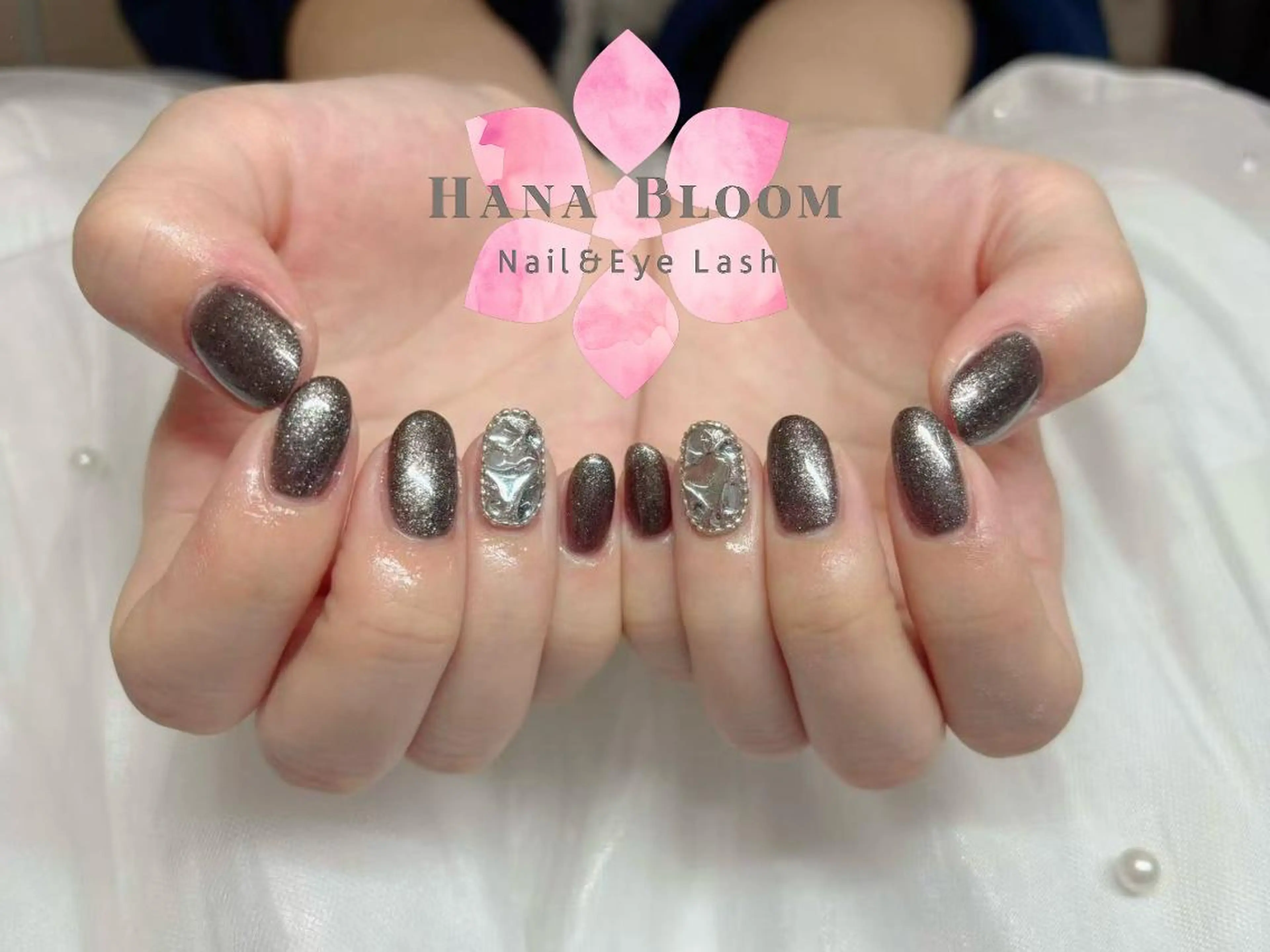 ネイル 長さ出し フレンチネイル ジェルネイル ガラスフレンチ 韓国ネイル ハンドネイル フットネイル ハンドケア Hana Bloom Nail💛Rinaのネイルデザイン