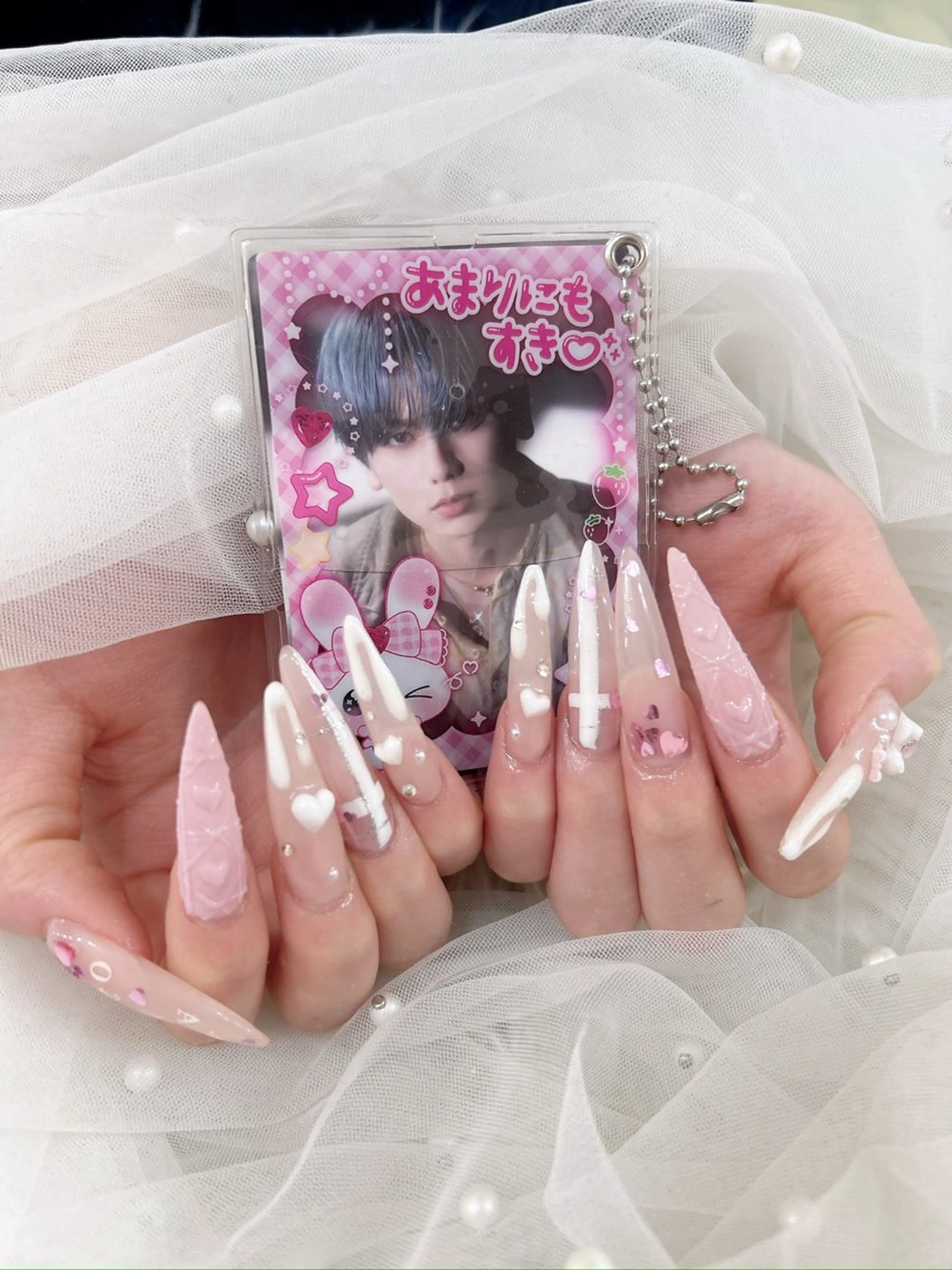 ネイル ハンドネイル ️🫧みつき/ 渋谷/痛ネイル️🫧のネイルデザイン