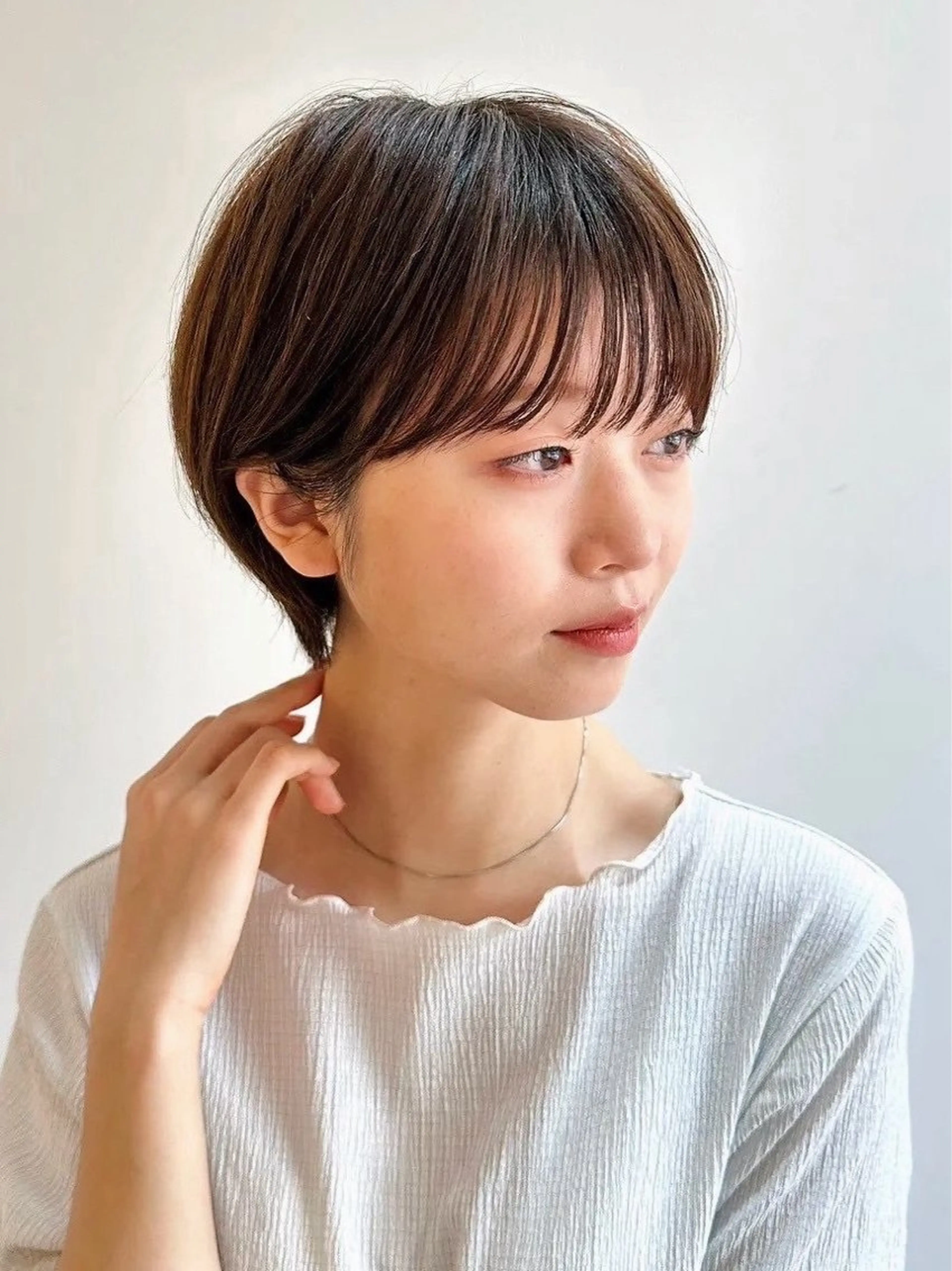 ショート カラー パーマ kazuki【顔周り ×レイヤーカット】のヘアスタイル