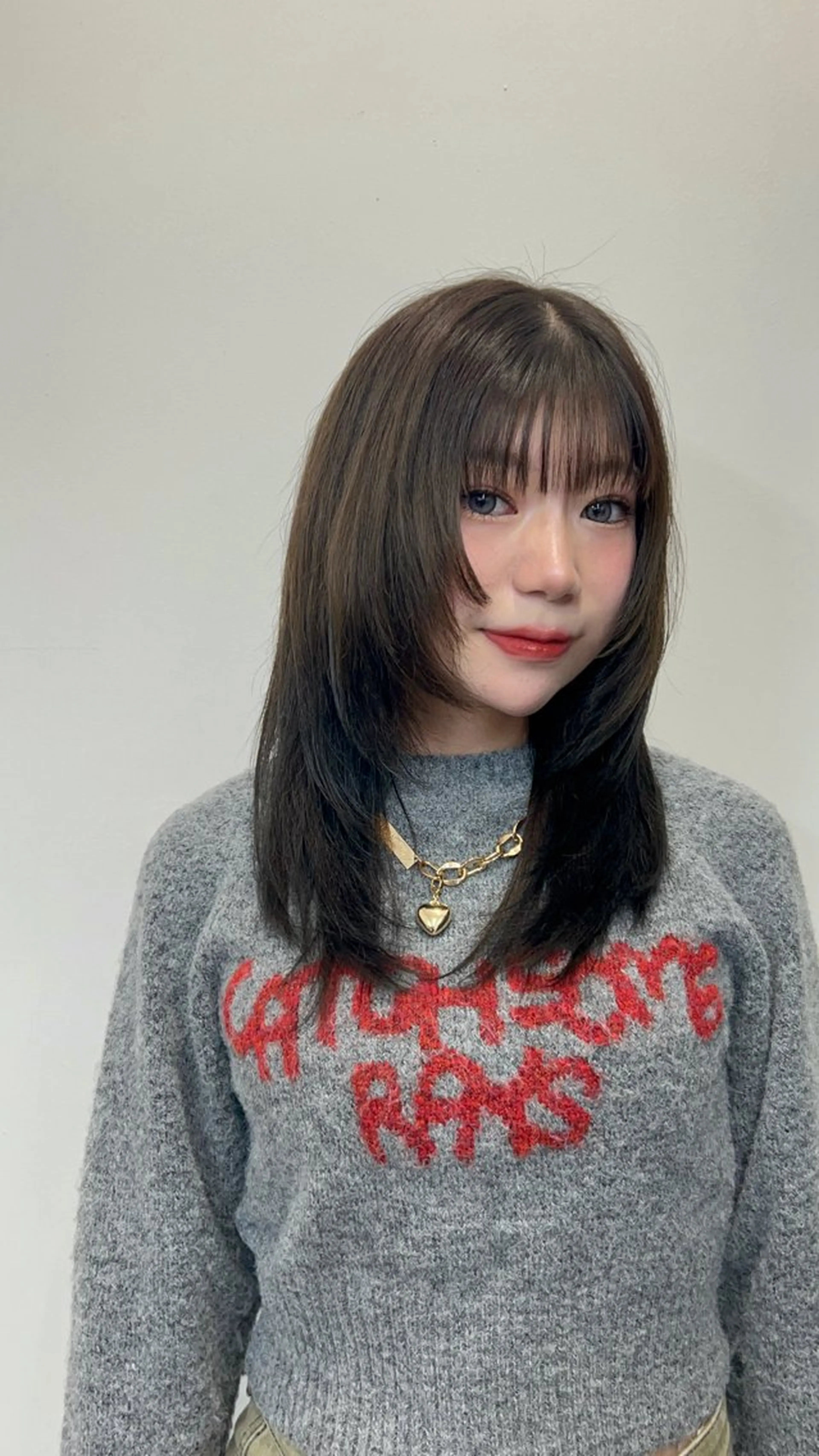 ミディアム 似合わせカット ウルフカット 柘原 颯太のヘアスタイル