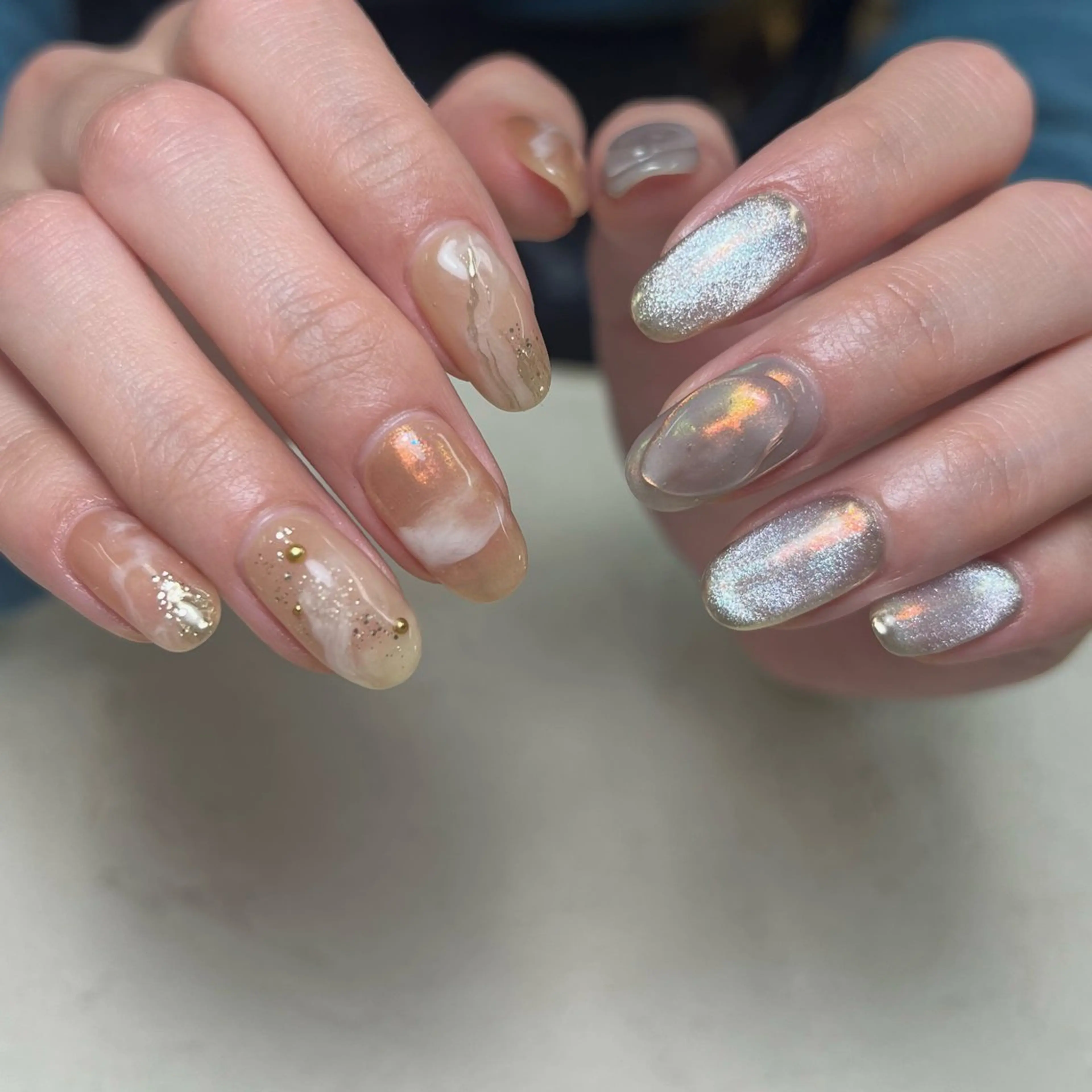 ネイル ハンドネイル nuás nailのネイルデザイン
