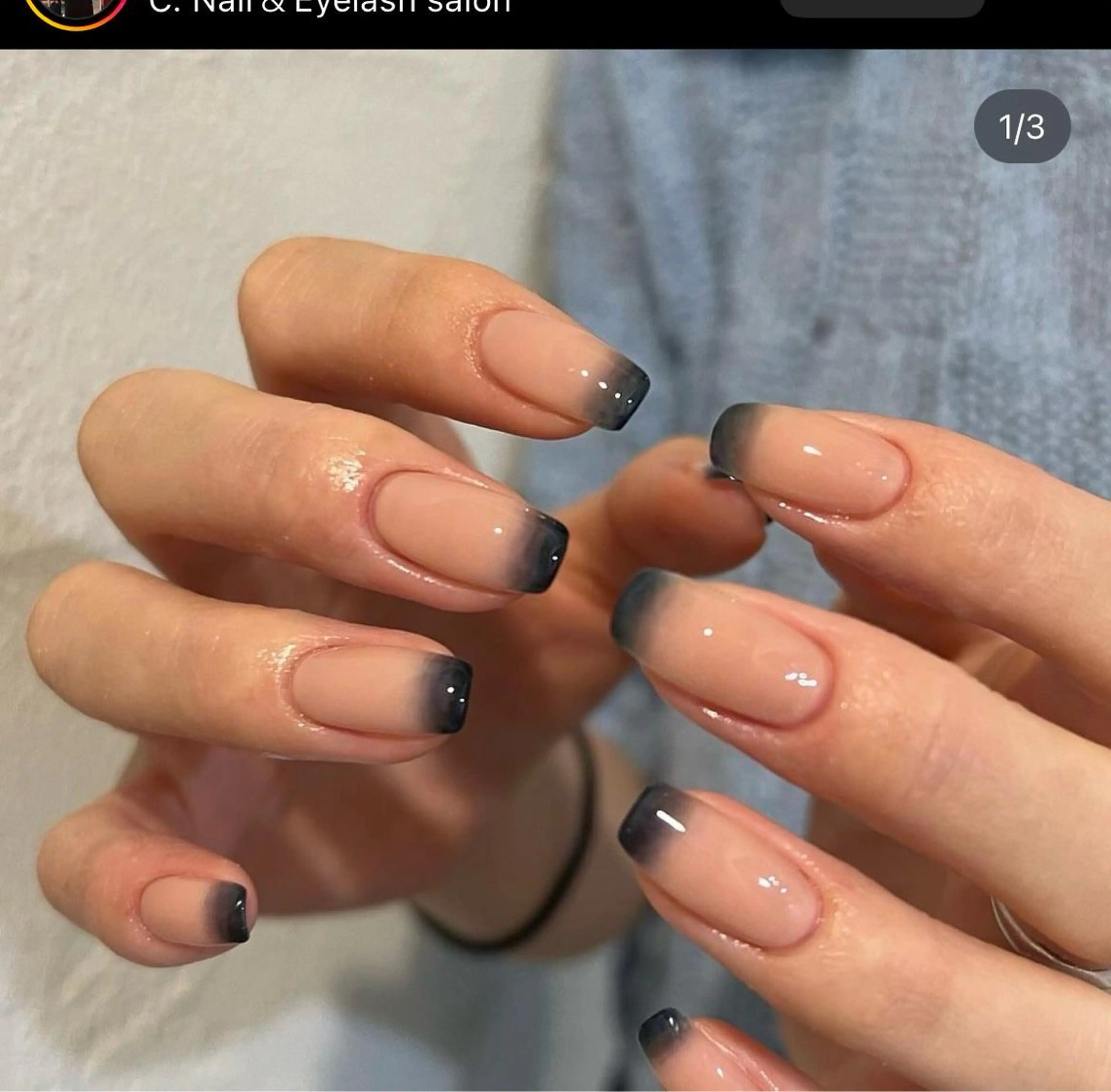 ネイル 韓国ネイル 持ち込み ニュアンスネイル ネイルチップ ANA.CHUO 本川越店舗のネイルデザイン