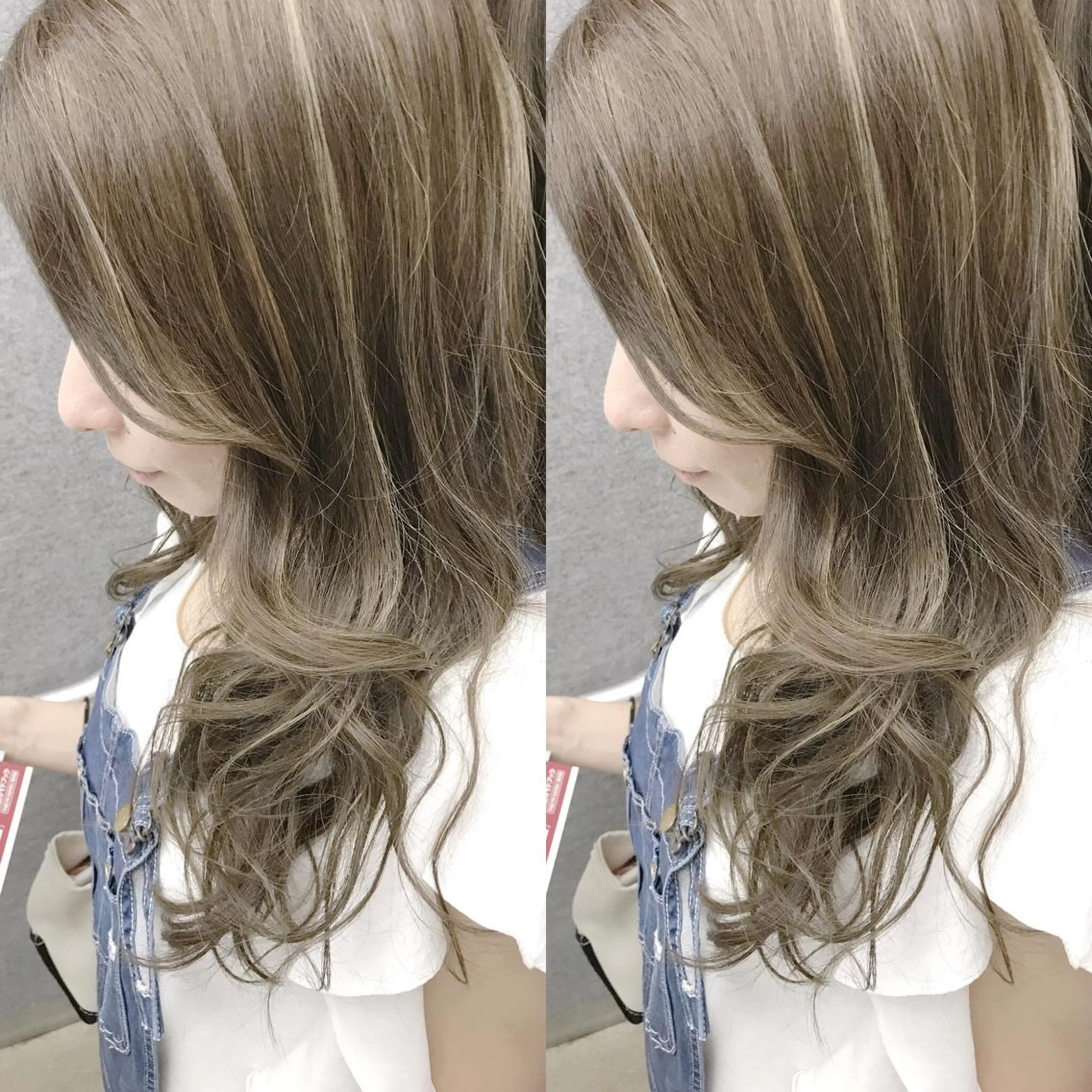 ロング 外国人風カラー ハイライト hairstudio NOAのヘアスタイル