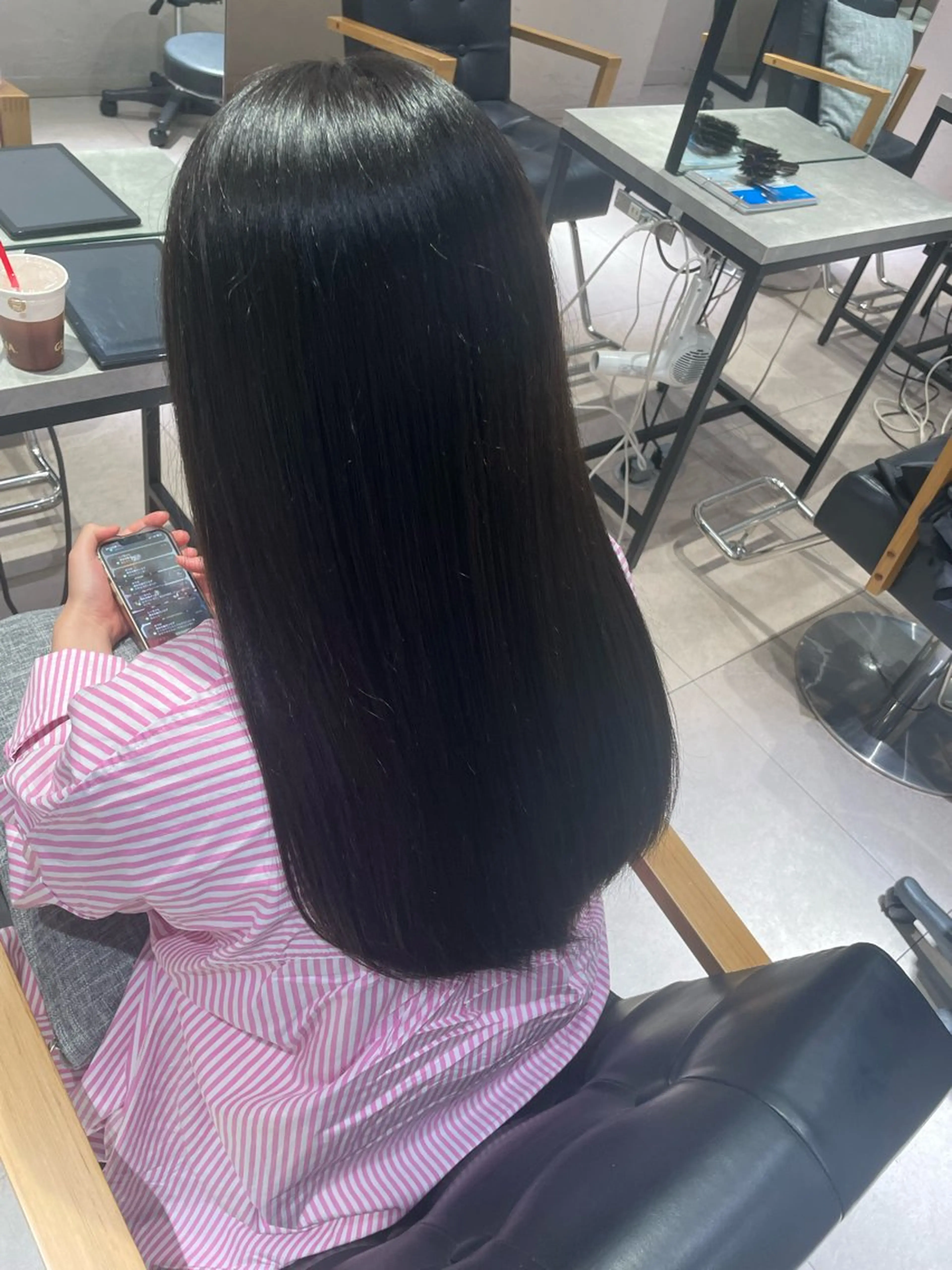 ロング ヘアカラー ren ボブロブ/ミディアムのヘアスタイル