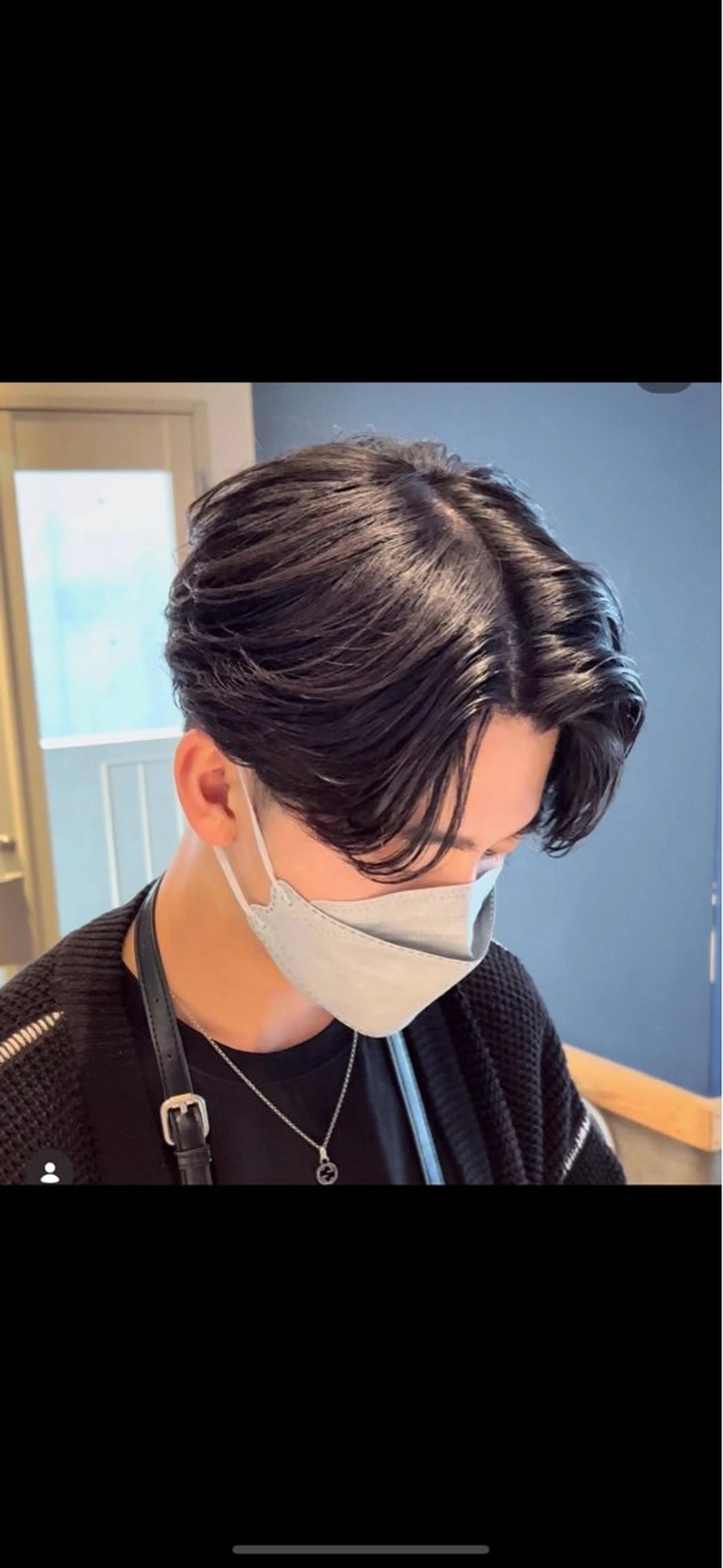 メンズ 縮毛矯正 永野川 諒のヘアスタイル