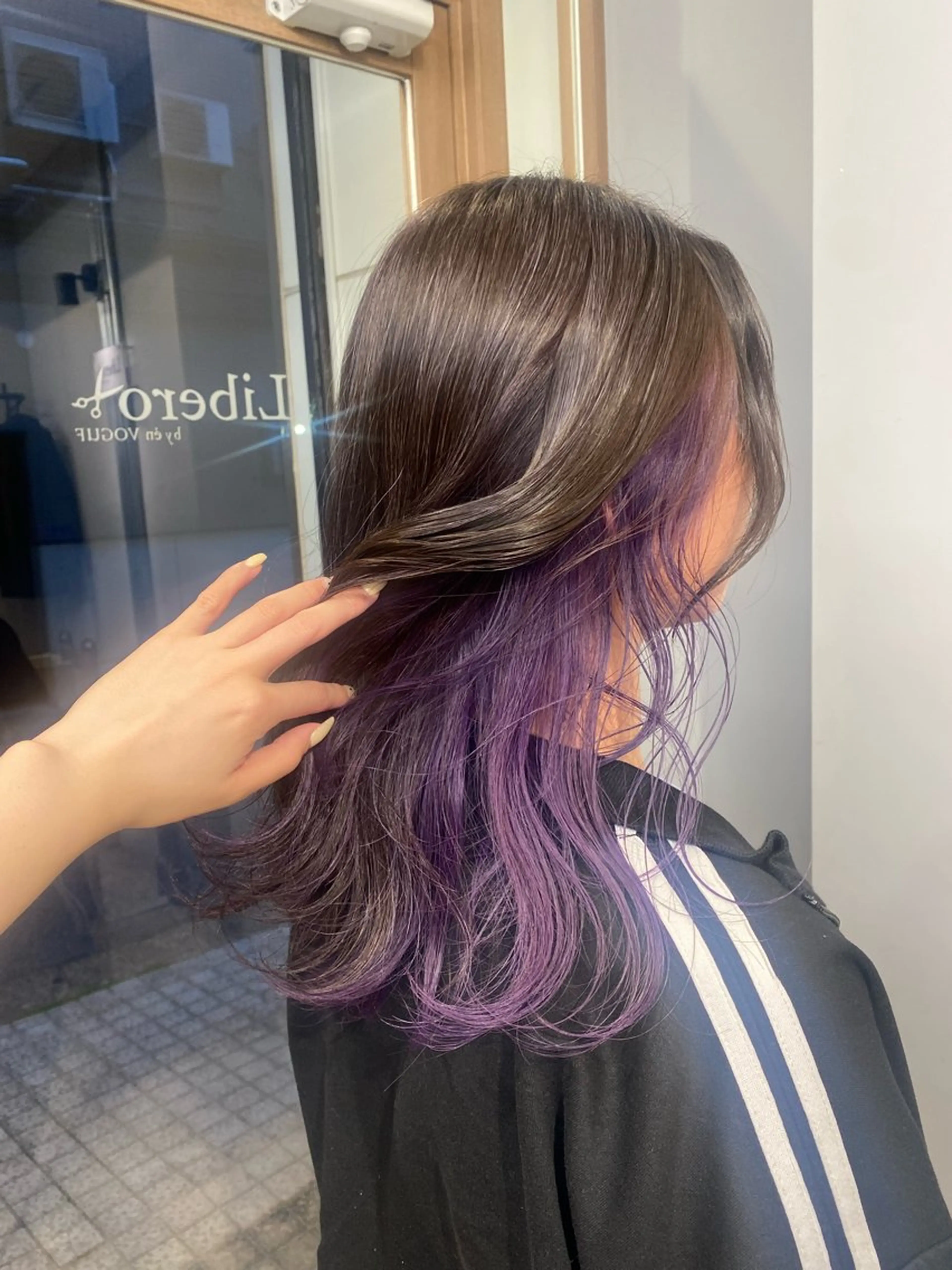 セミロング カラー 🐾Libero🐾 柏　KONOMIのヘアスタイル