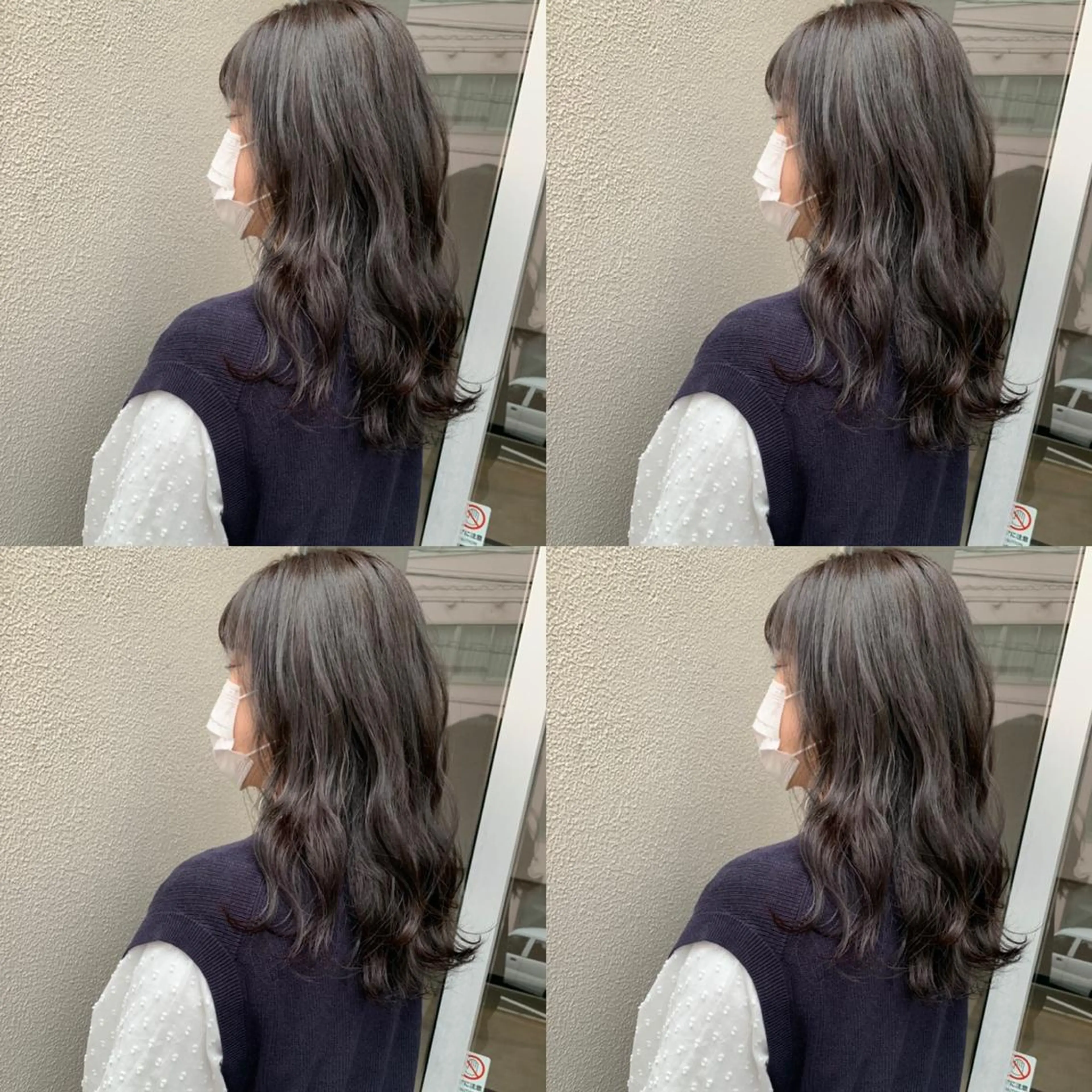 ロング カラー パーマ 艶髪・酸性ストレート フリツのヘアスタイル