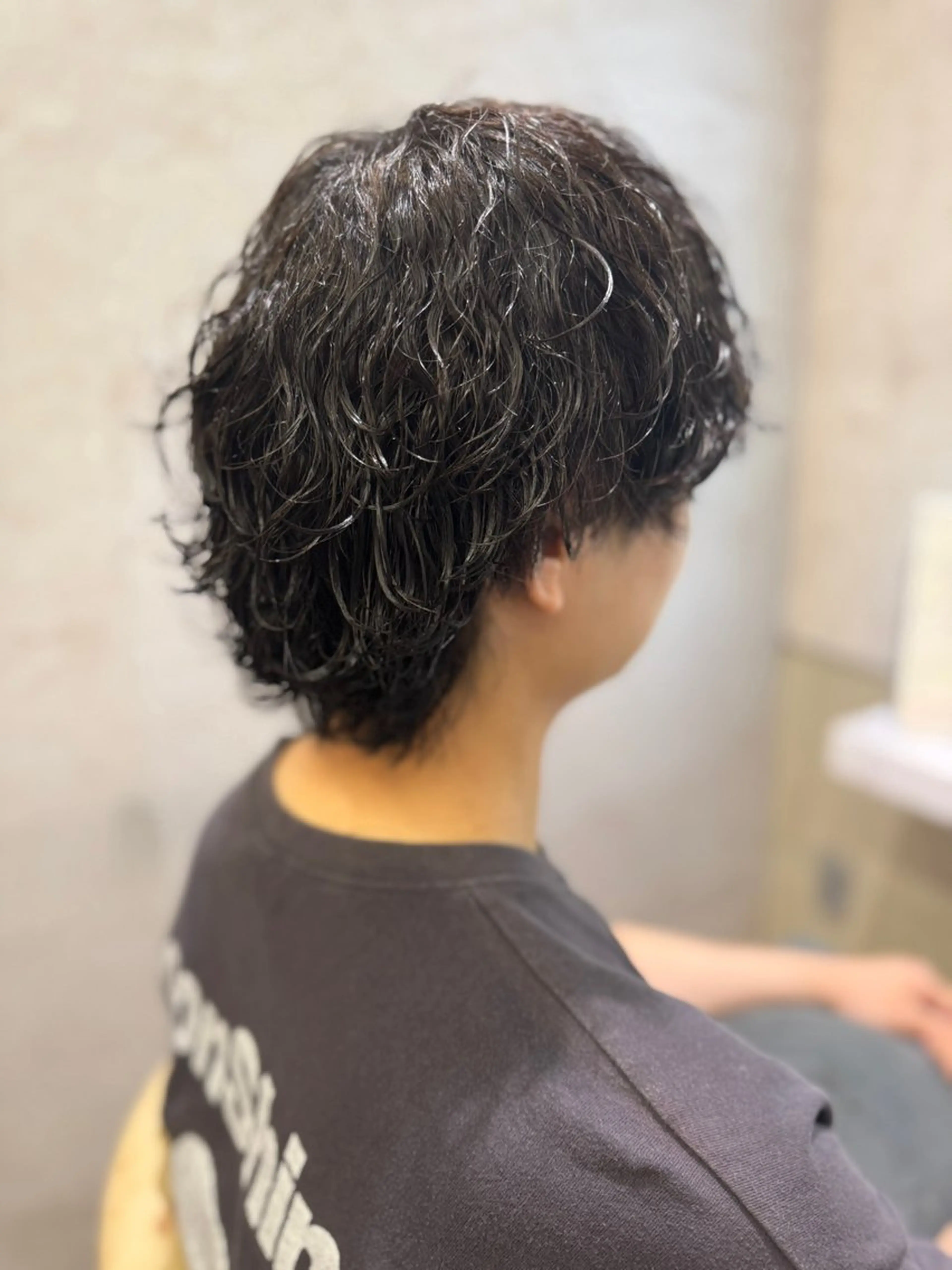 パーマ メンズスタイル 伊畑優希のヘアスタイル