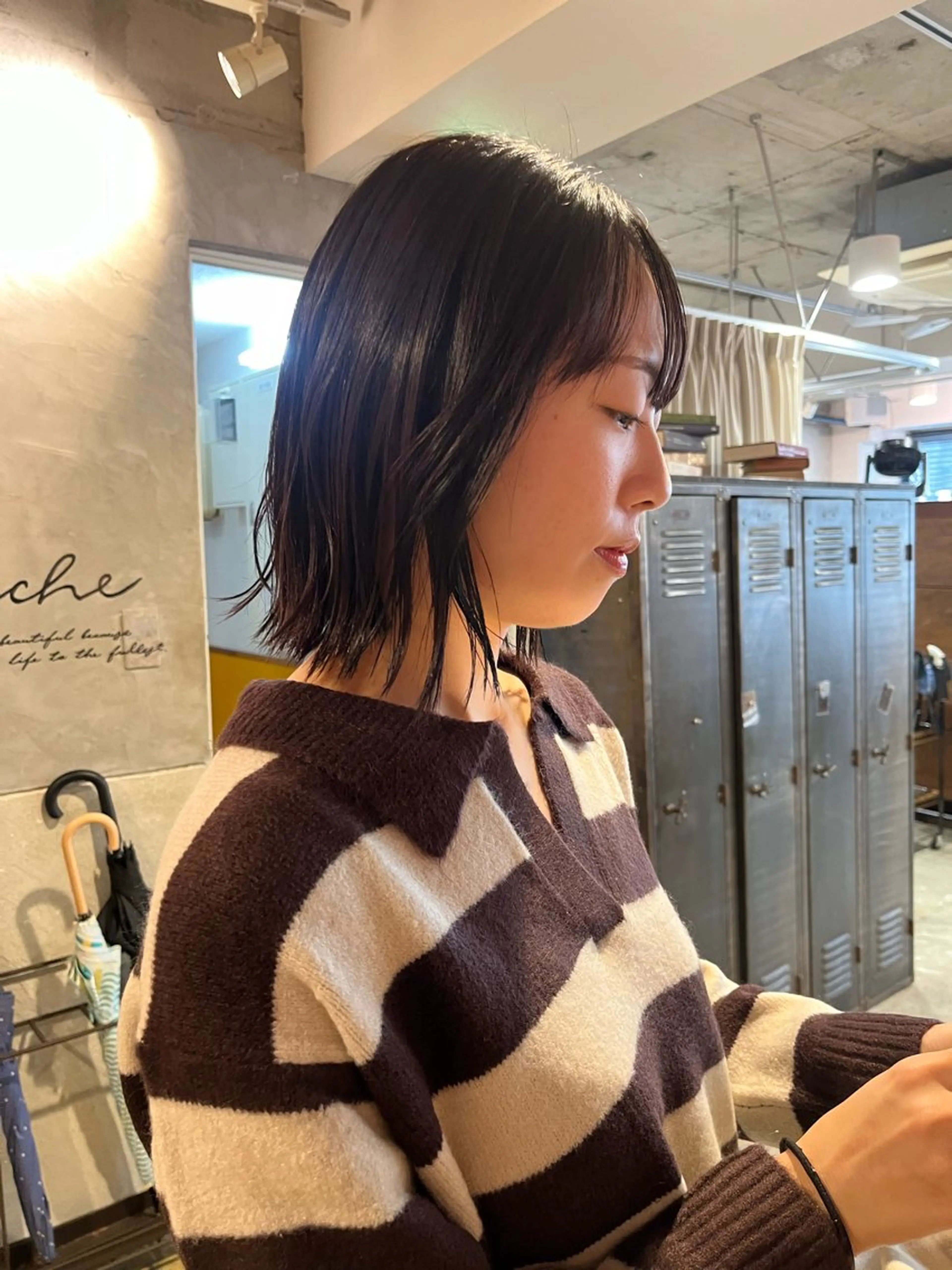 セミロング カラー ラベンダーカラー niche所属・niche くるみ🩰のヘアスタイル