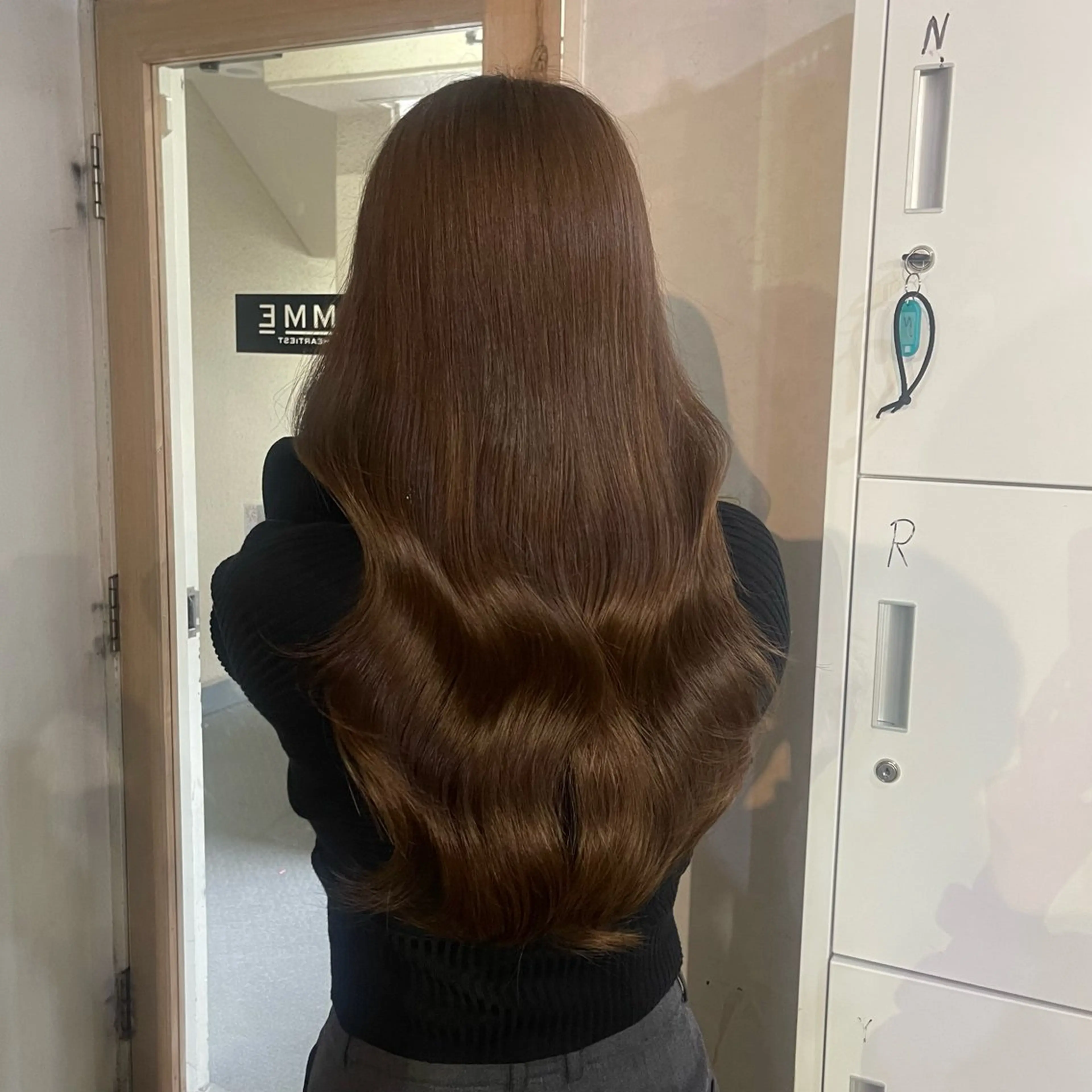 ロング ヘアカラー トリートメント ナカヤマナナエ ♡のヘアスタイル