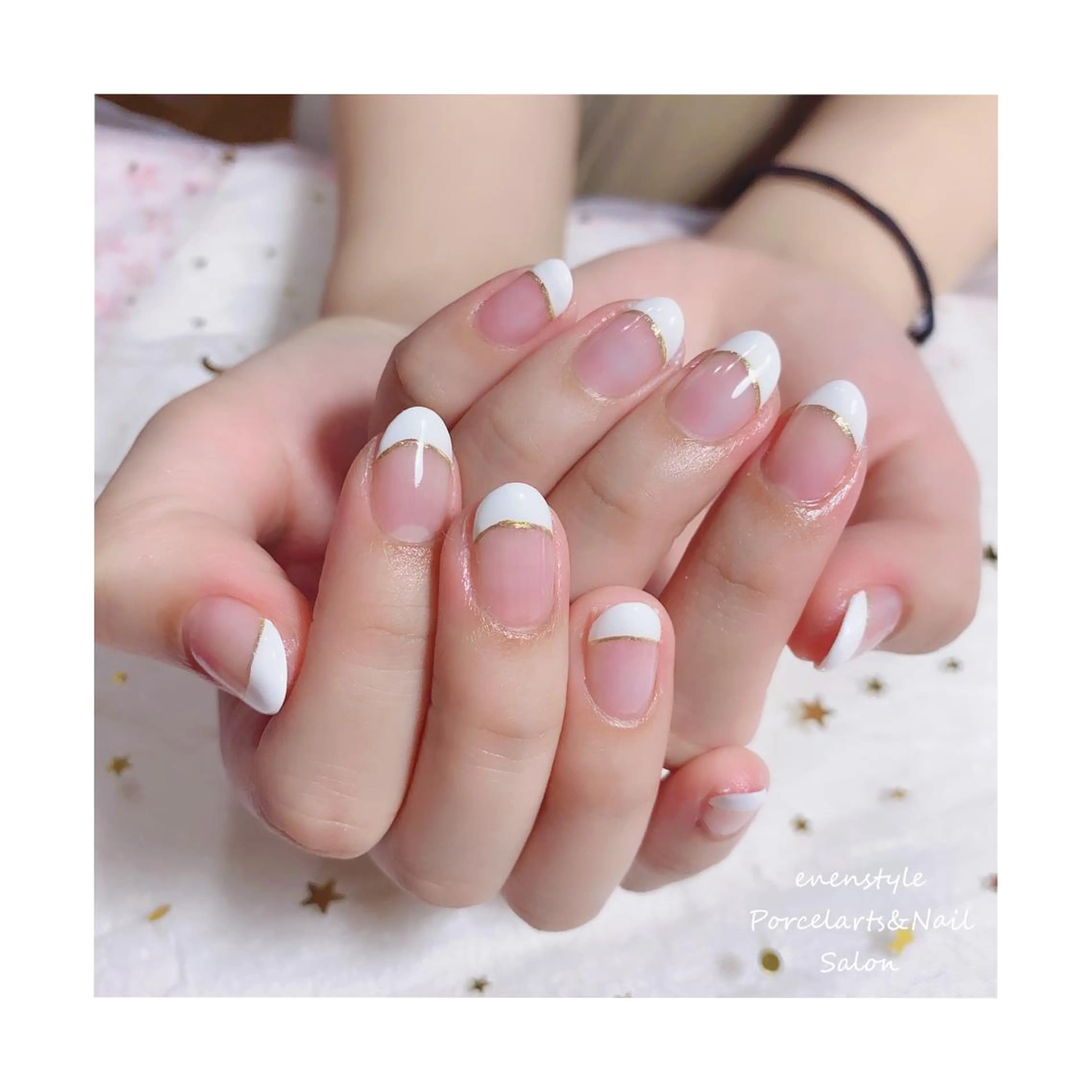 ミディアム ネイル ジェルネイル ニュアンスネイル オフィスネイル ワンカラーネイル パラジェル ハンドネイル 👑enen style👑のネイルデザイン