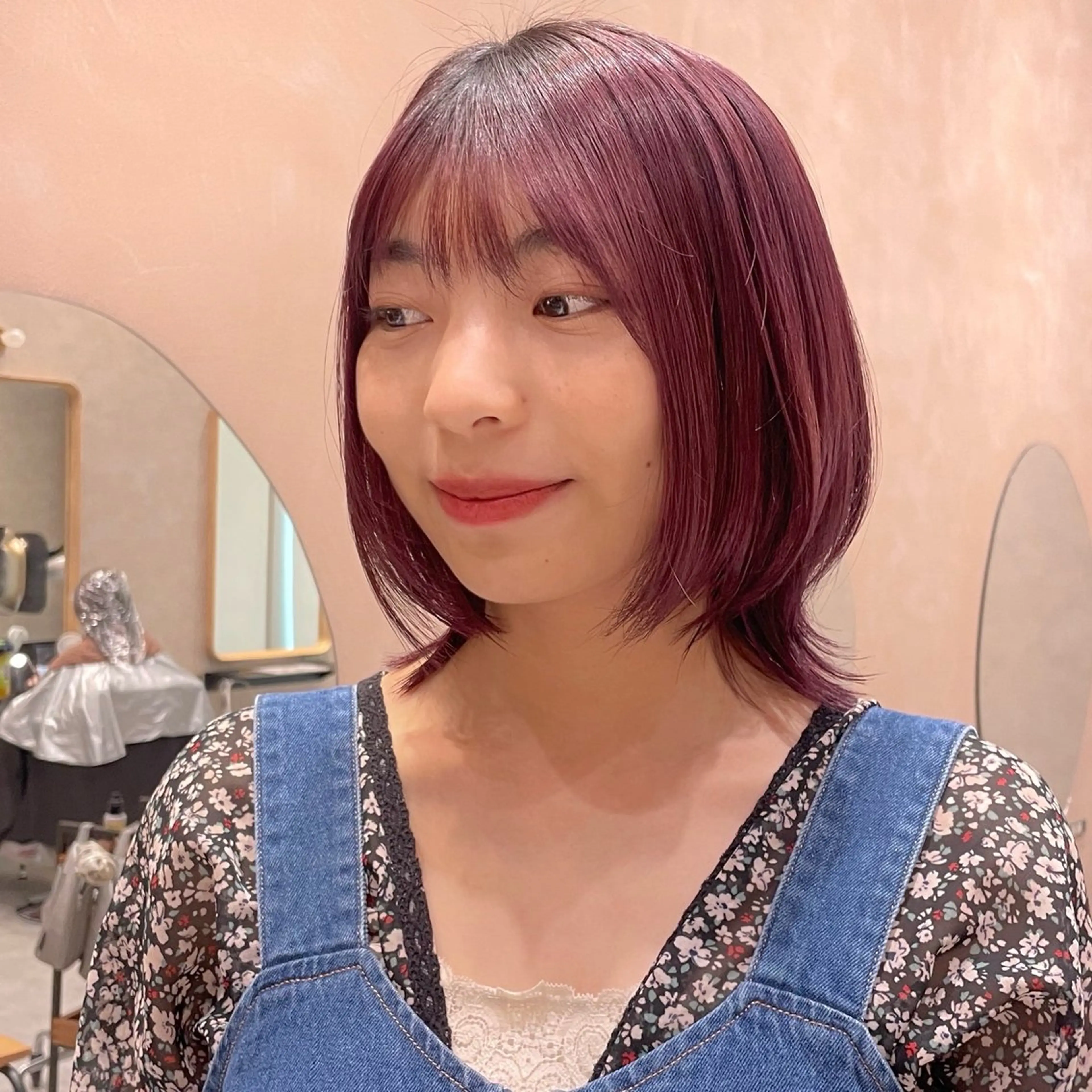 ショート カラー レイヤー/柔らか 透明感カラー/ゆきなのヘアスタイル