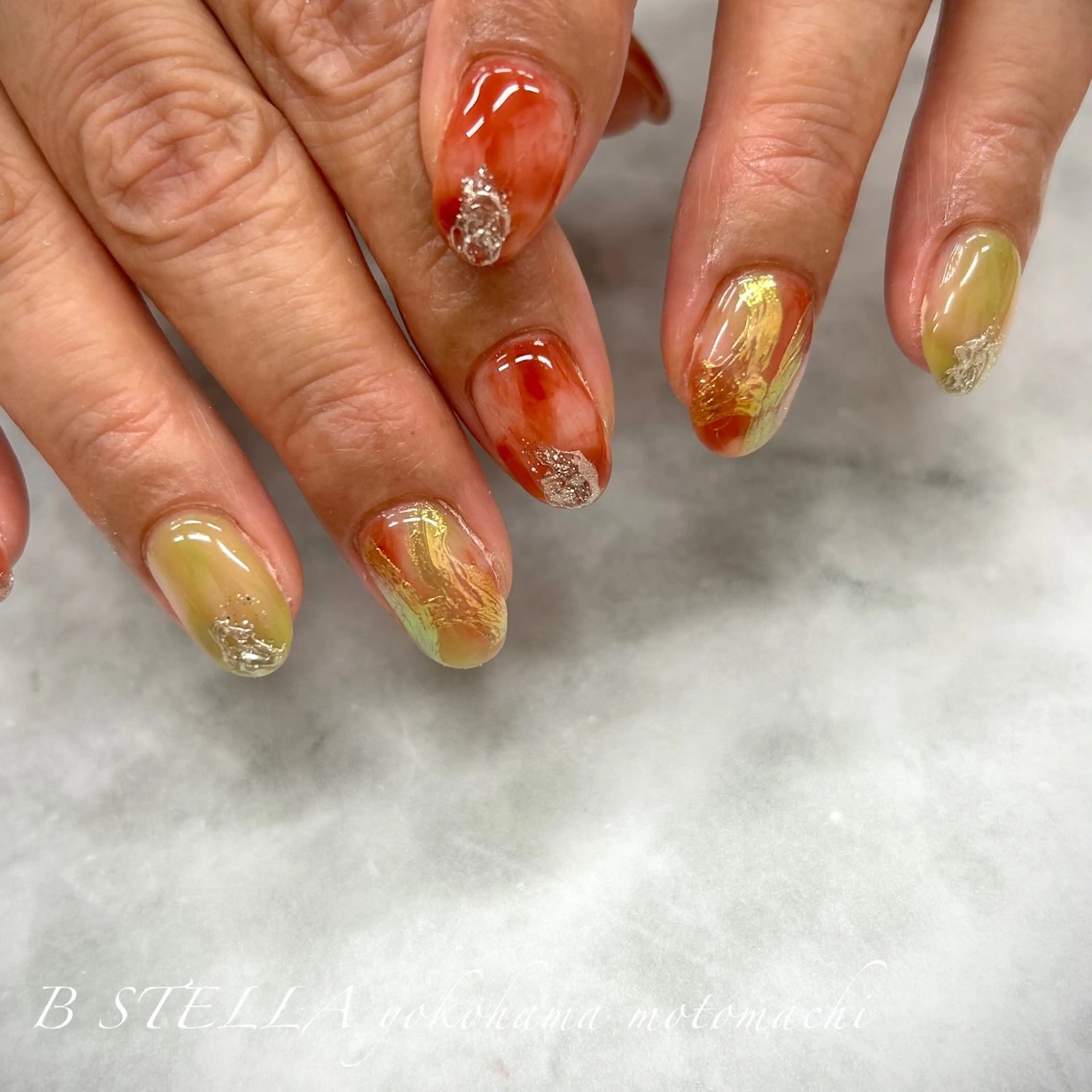 ネイル ニュアンスネイル B☆STELLA SUNAKAWAのネイルデザイン