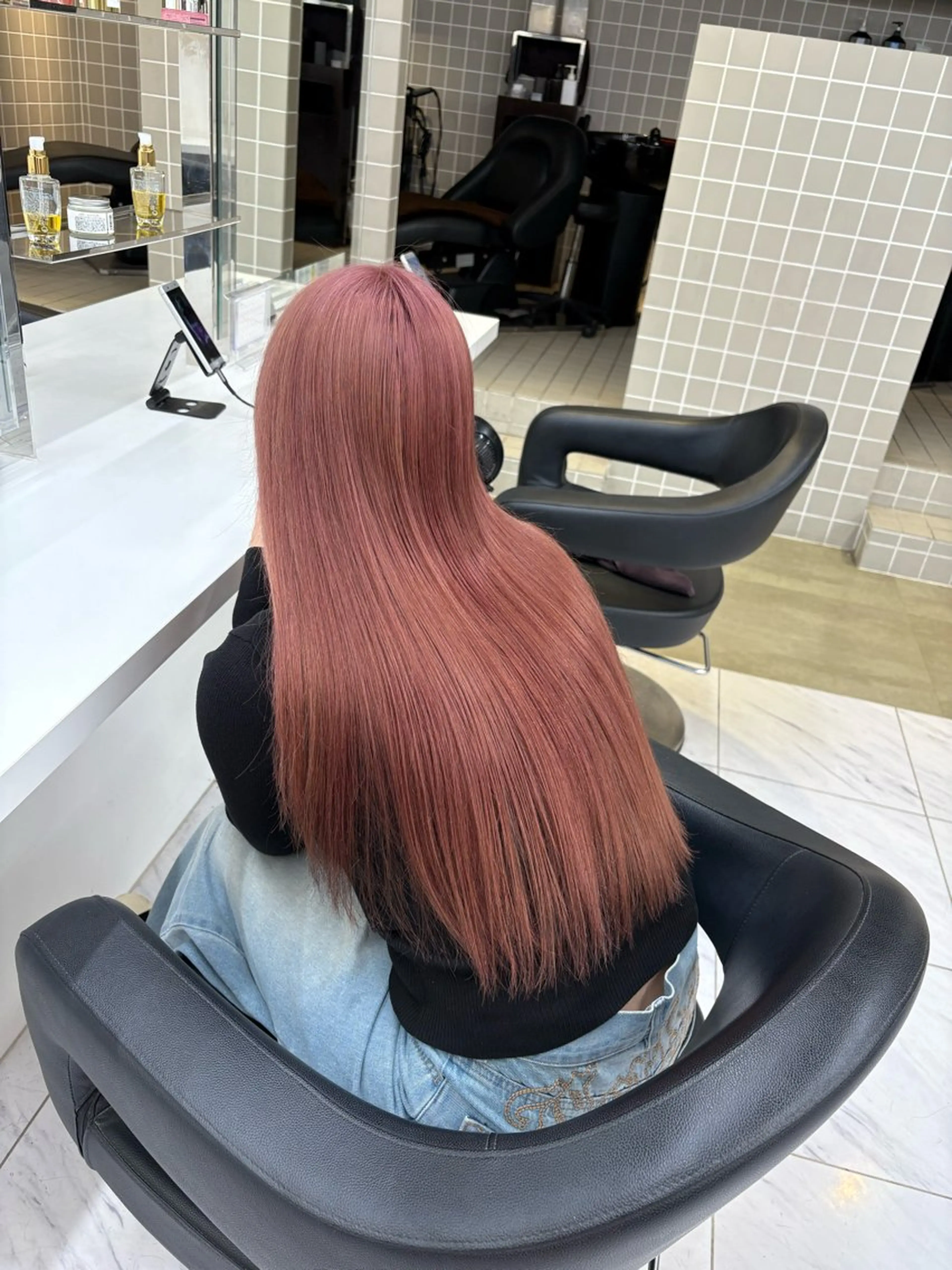 カラー ヘアカラー トリートメント 透明感ベージュ🤎 ナチュラルレイヤーのヘアスタイル