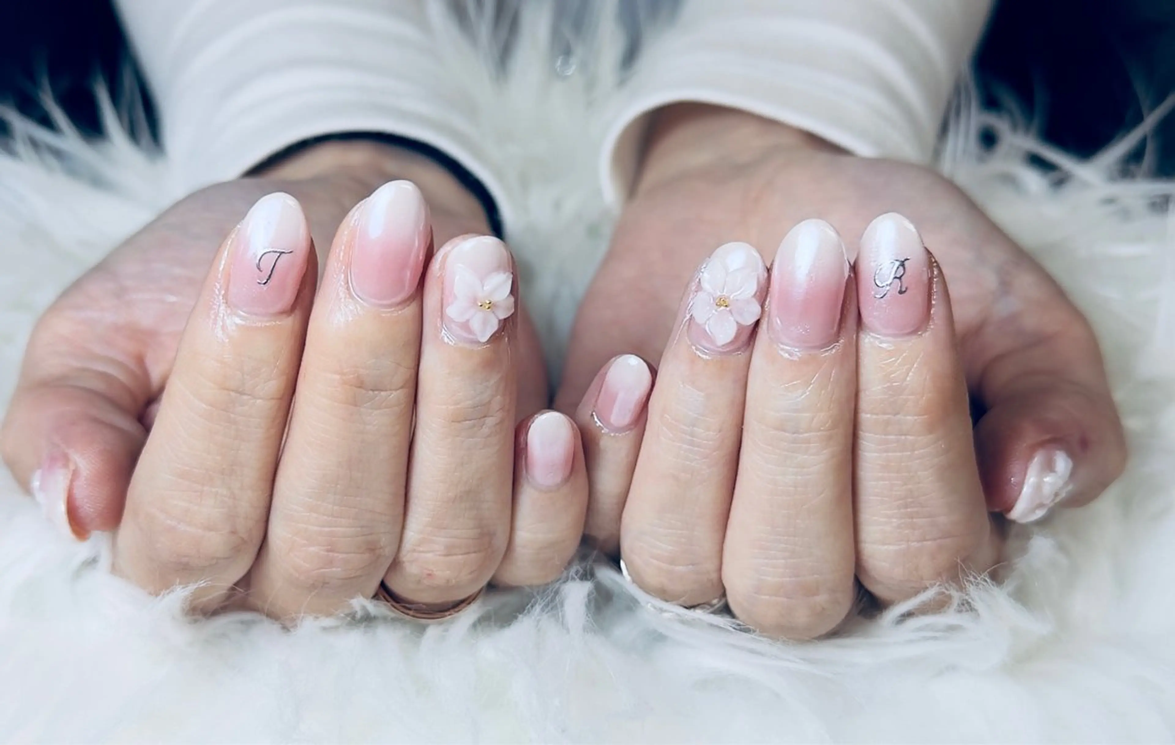 ネイル チークネイル フットネイル フレンチネイル グラデーション 韓国ネイル Yuki nail staffのネイルデザイン