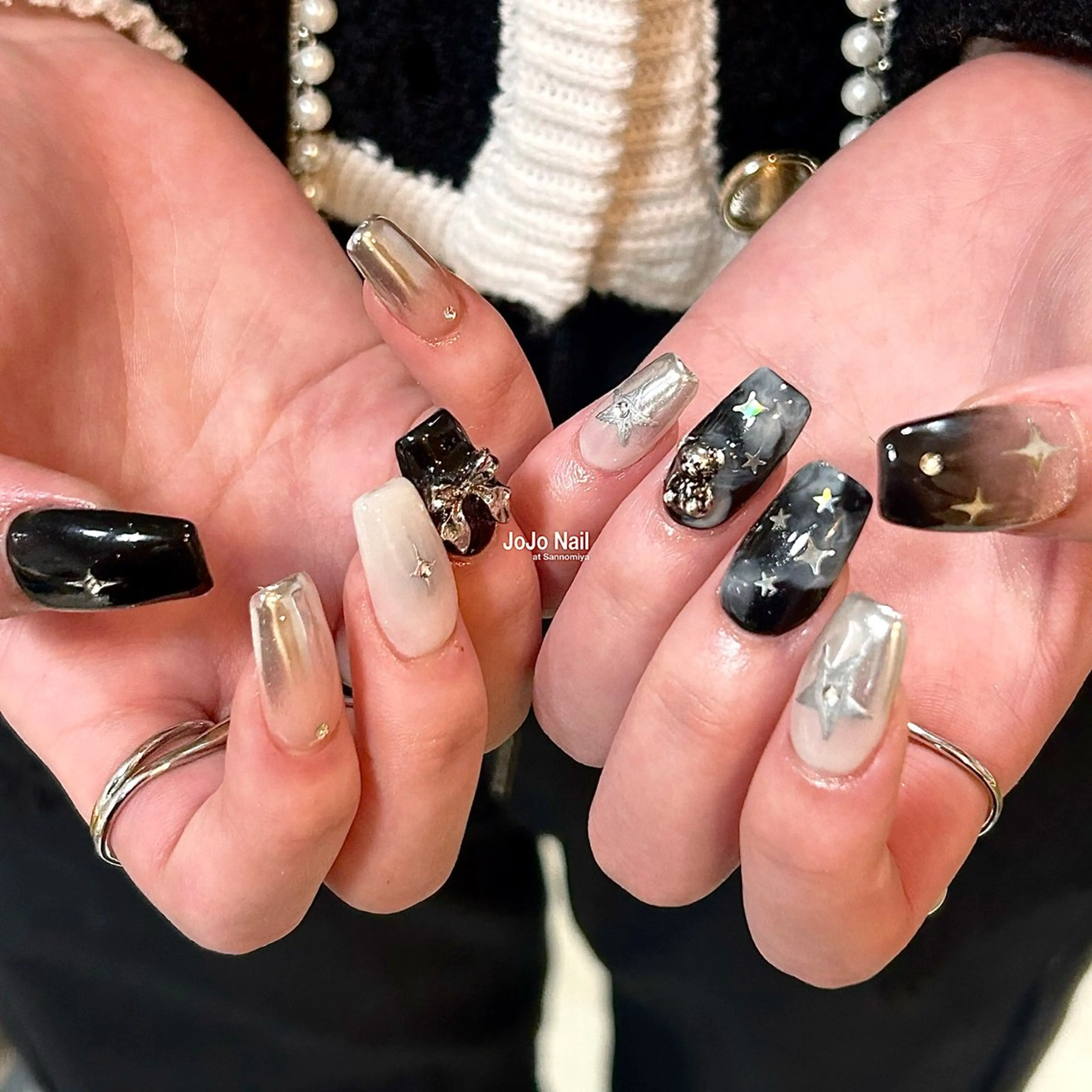 ネイル 持ち込み ハンドネイル MAO.N /JOJO@三宮のネイルデザイン